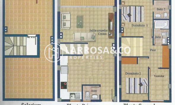 Вторичный рынок - Двухэтажный дом - Гуардамар дель Сегура - Лос Секанос