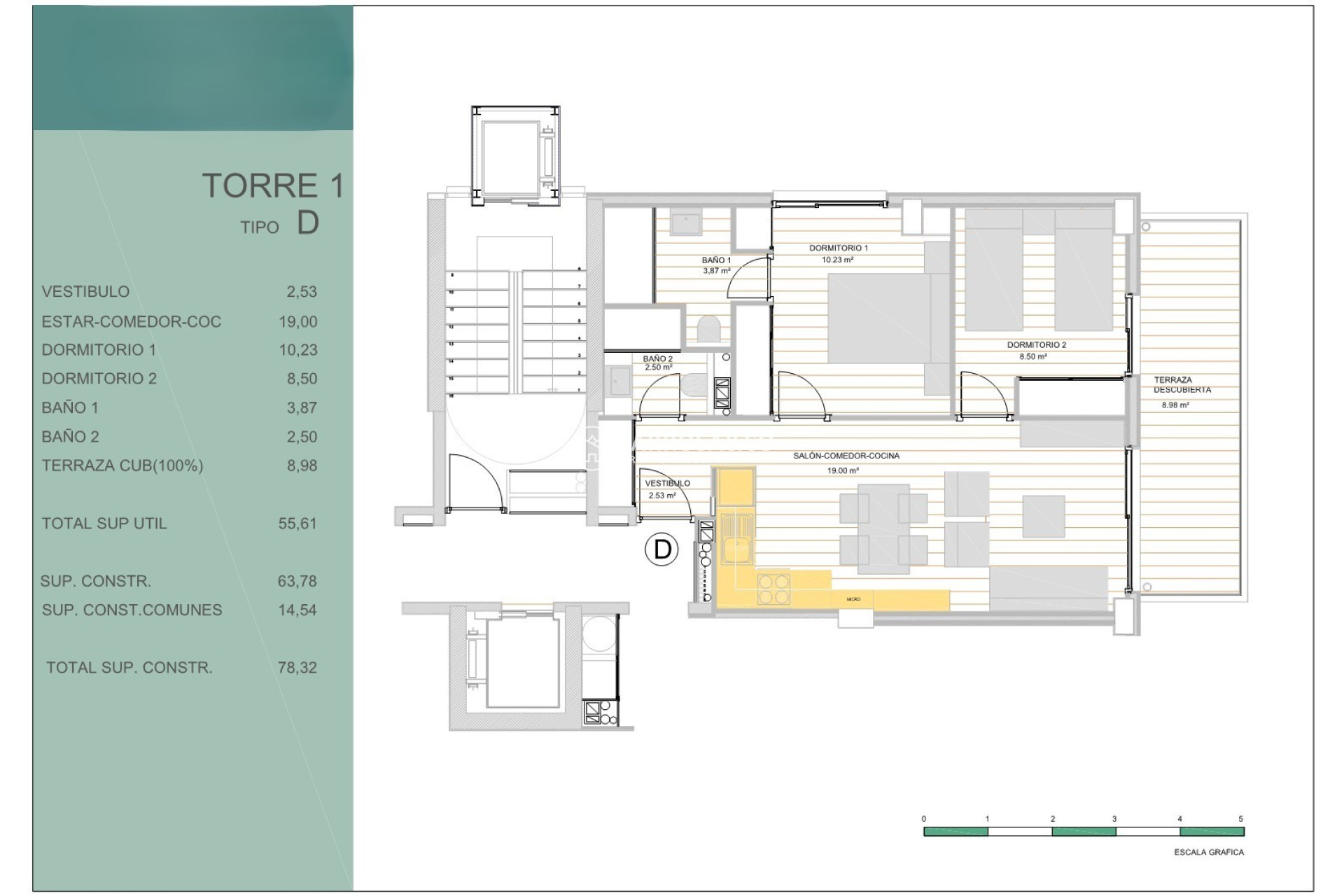 Flat type В on all floors
