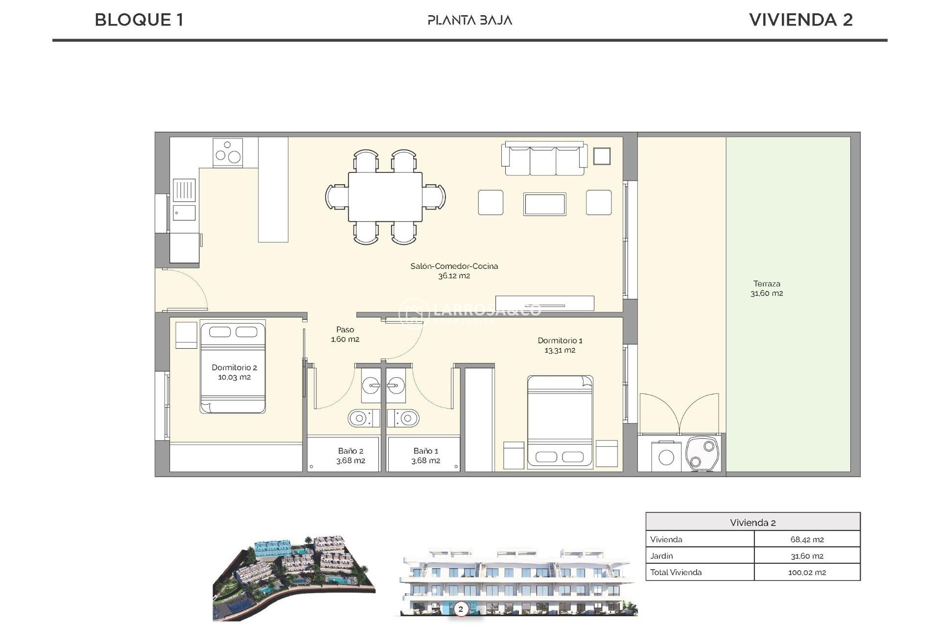 New build - Apartment - Finestrat - Golf Piug Campana