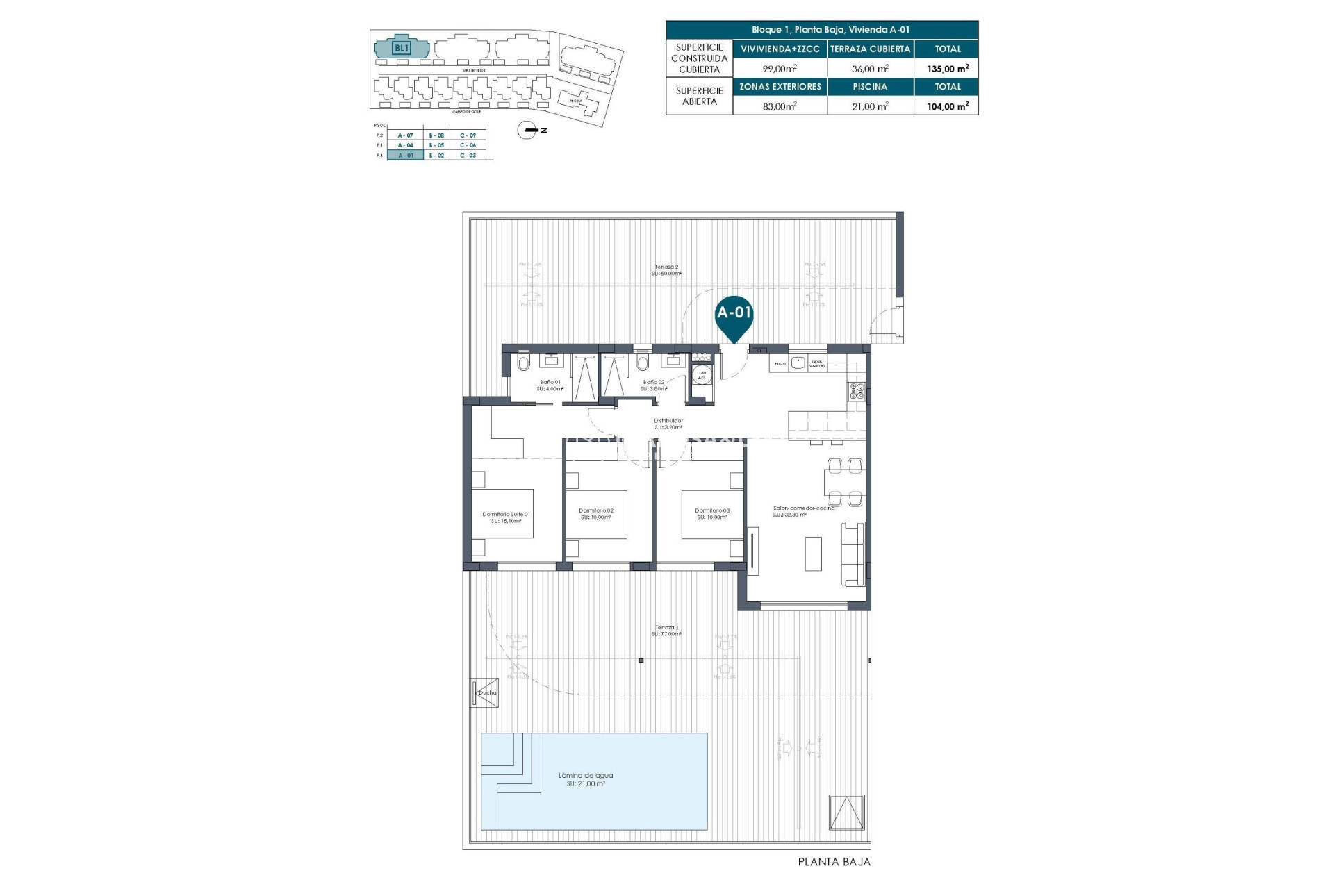 New build - Apartment - Los Alcázares - Serena Golf