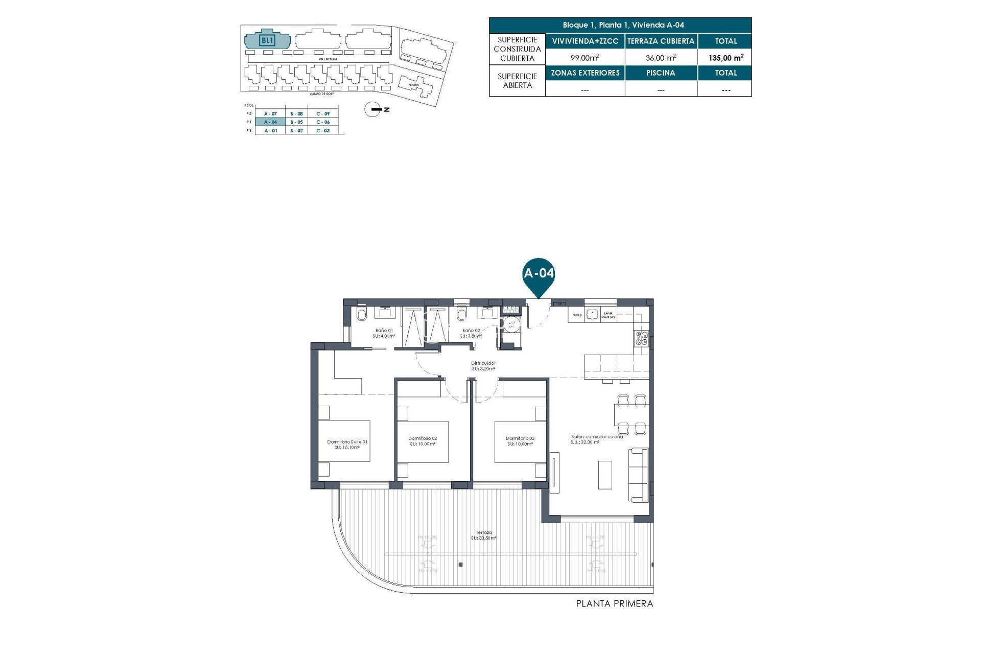 New build - Apartment - Los Alcázares - Serena Golf