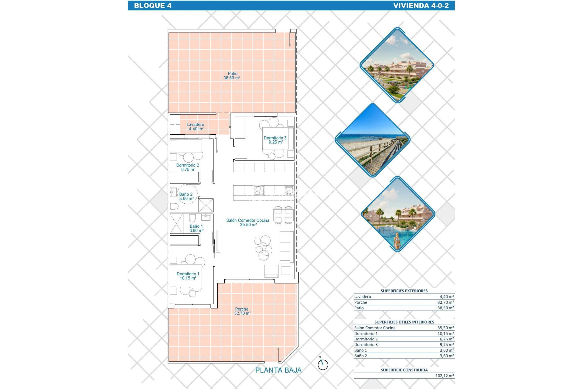 New build - Apartment - Pilar de la Horadada - Lo Monte