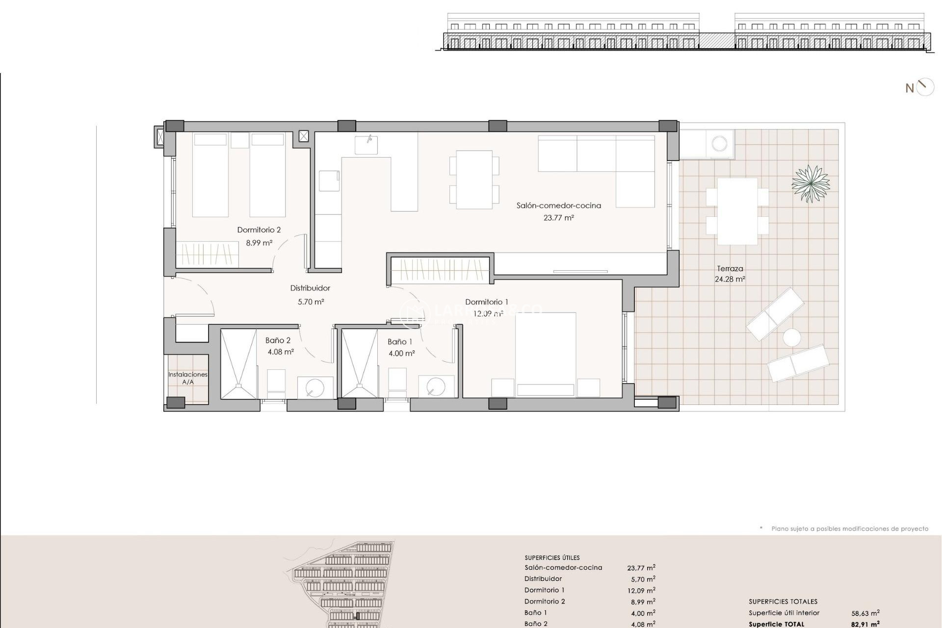 New build - Apartment - Pulpi - Aguilón Golf