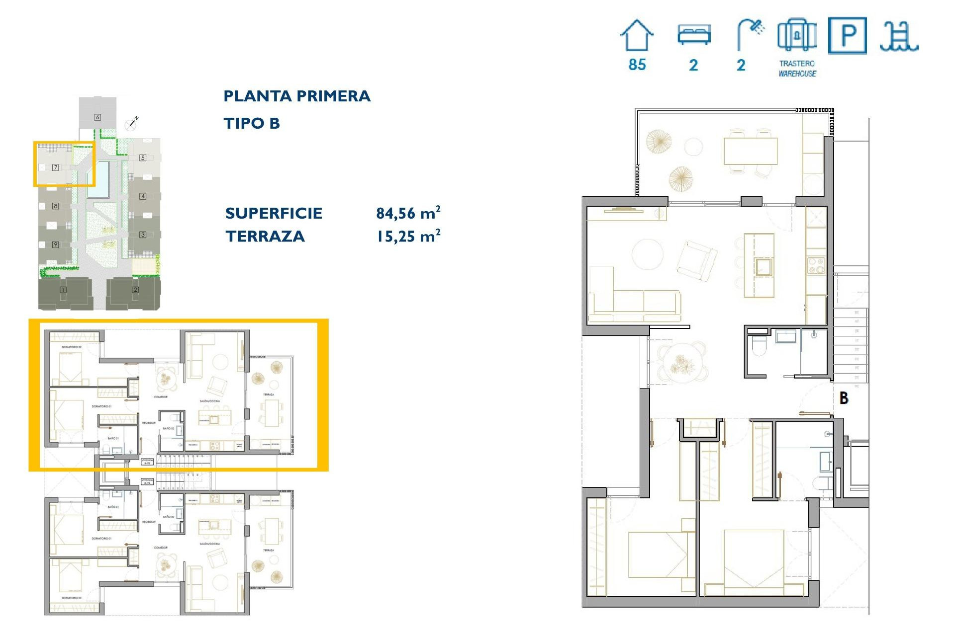 New build - Apartment - San Pedro del Pinatar - Pueblo