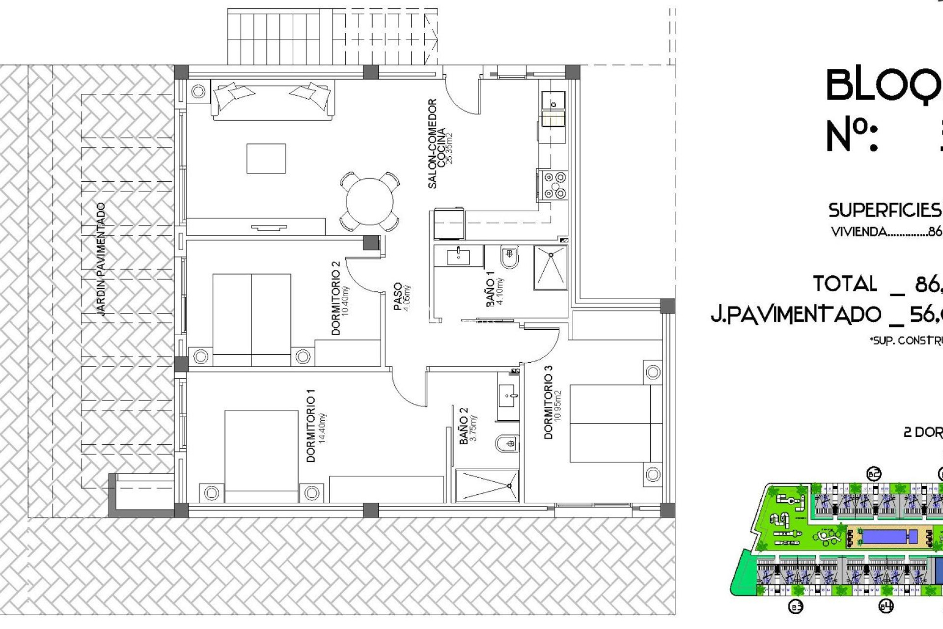 New build - Bungalow - Algorfa - La Finca Golf Resort