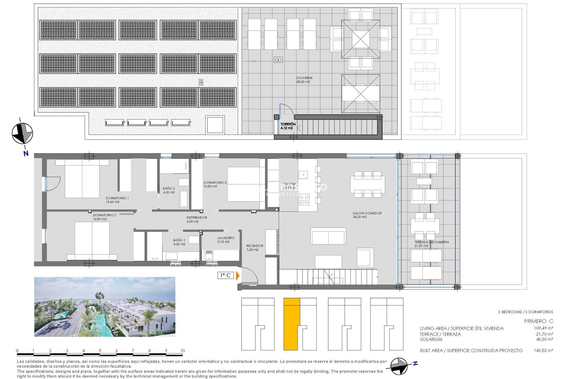 New build - Bungalow - Cartagena - Mar de cristal