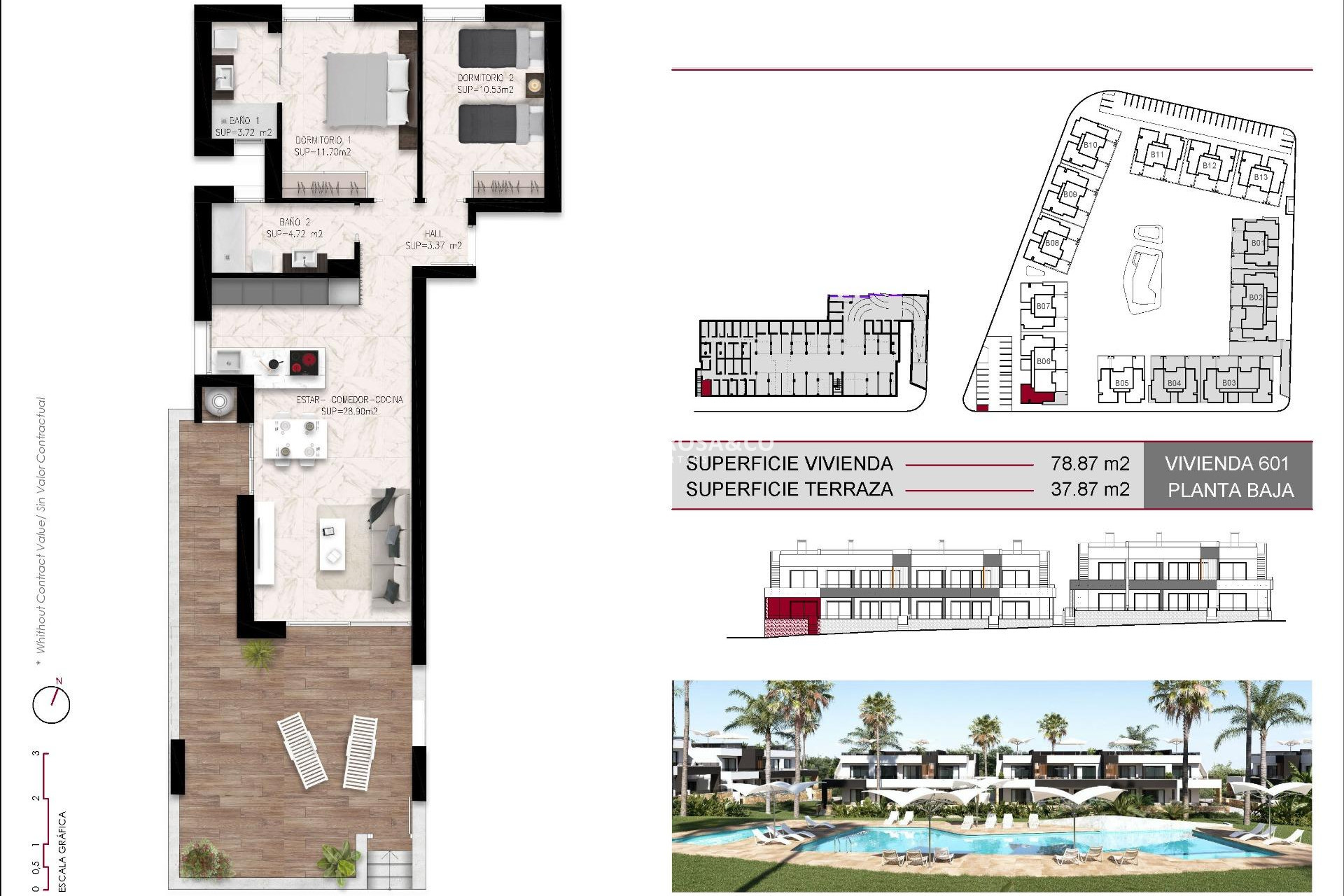 New build - Bungalow - Ciudad Quesada - Lo marabú