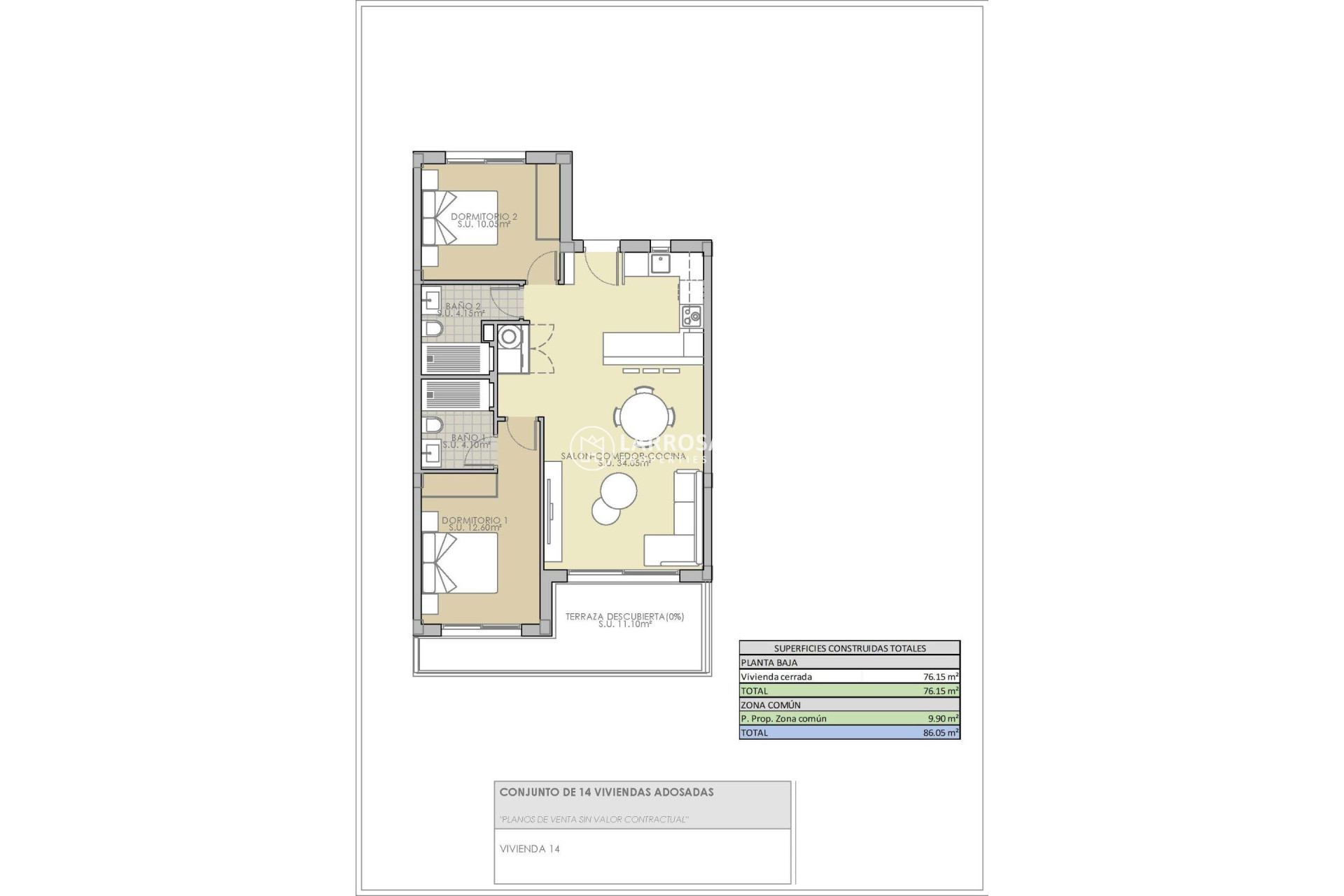 New build - Bungalow - Ciudad Quesada - Pueblo