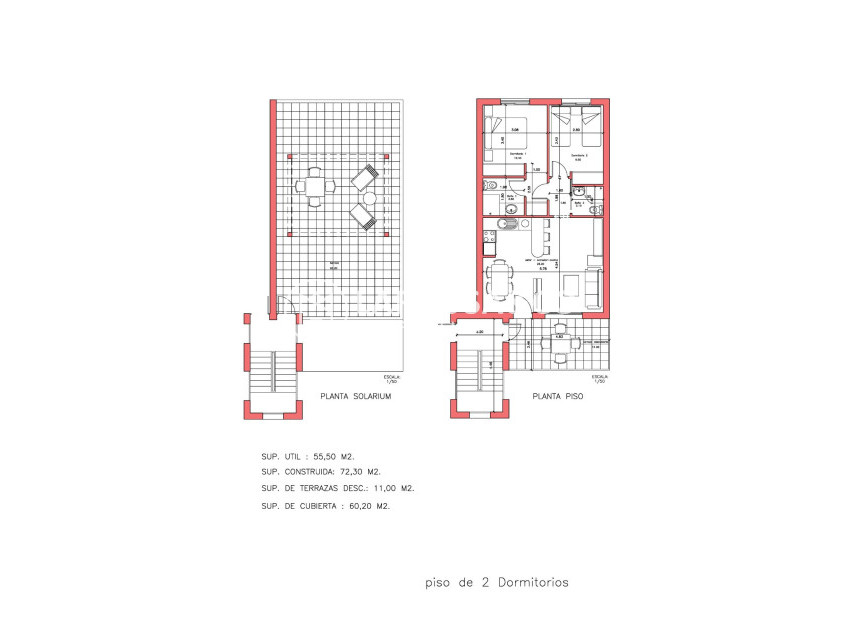 New build - Bungalow - Fuente Álamo - La Pinilla