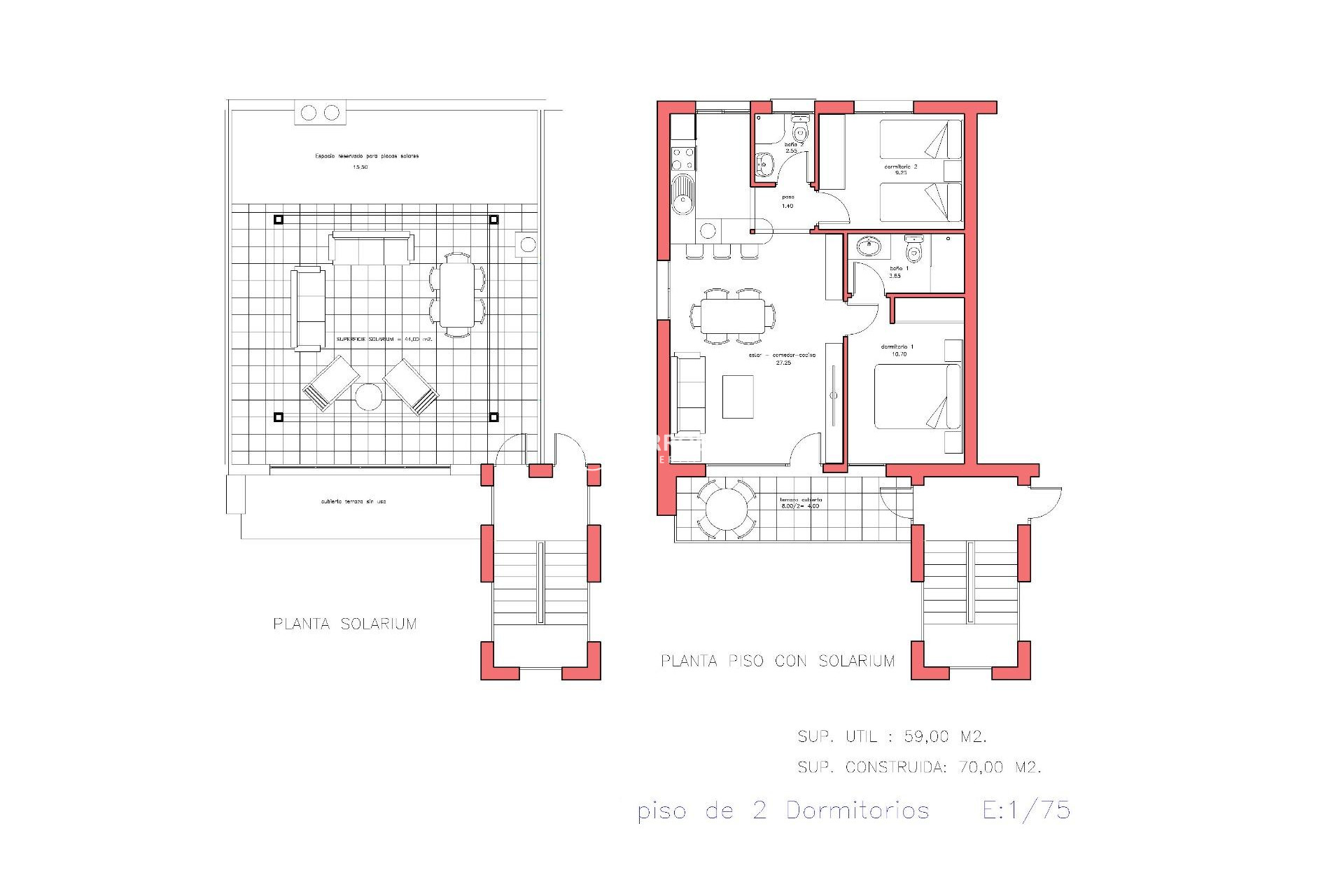 New build - Bungalow - Fuente Álamo - La Pinilla