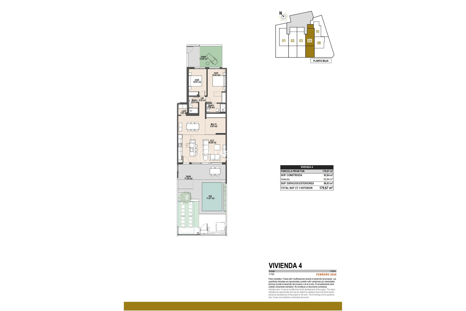 New build - Bungalow - Pilar de la Horadada - parques de Andromeda