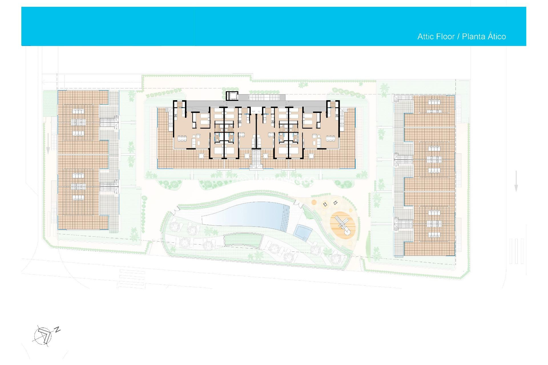 New build - Bungalow - Pilar de la Horadada - Polideportivo