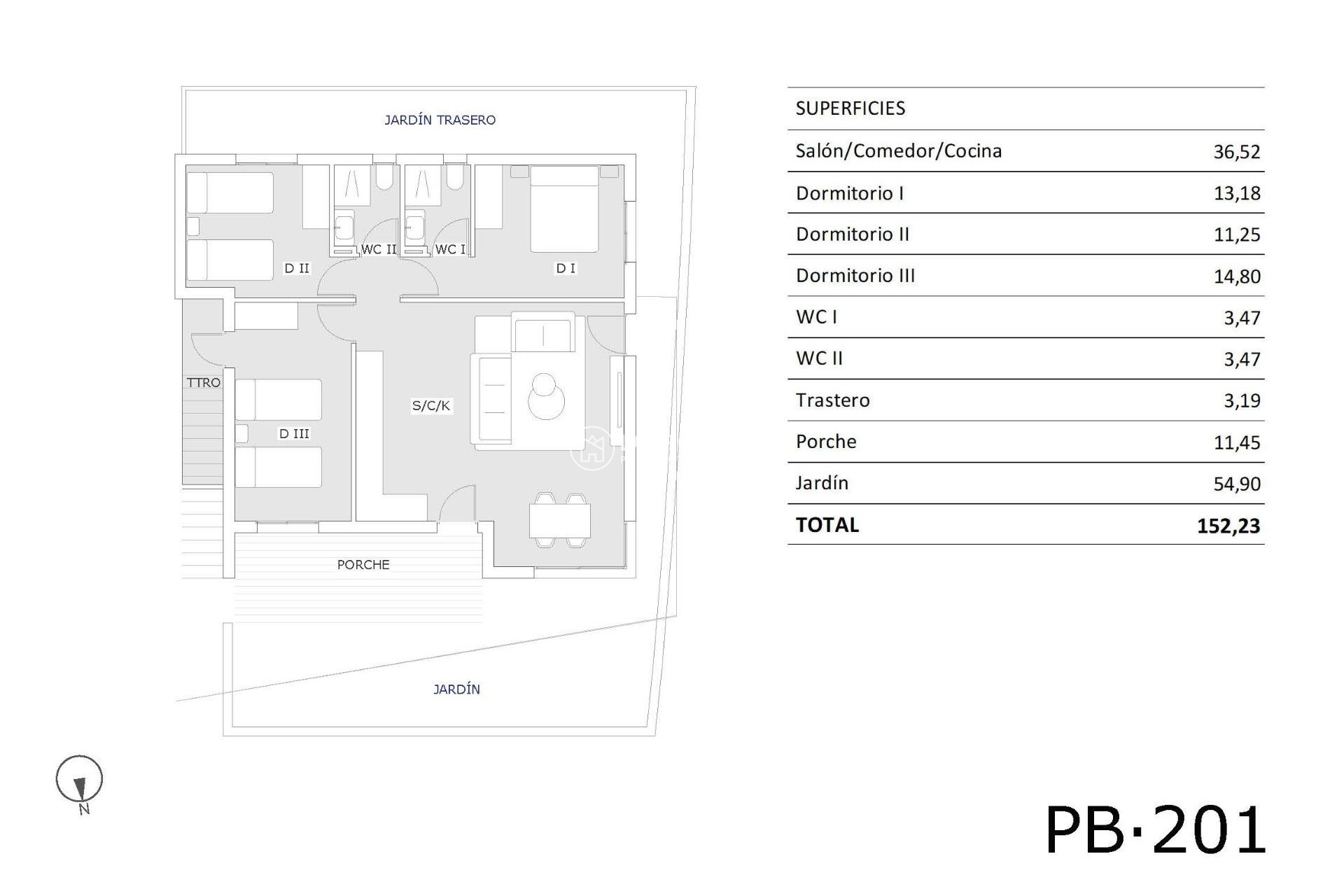 New build - Bungalow - San Miguel de Salinas - Pueblo