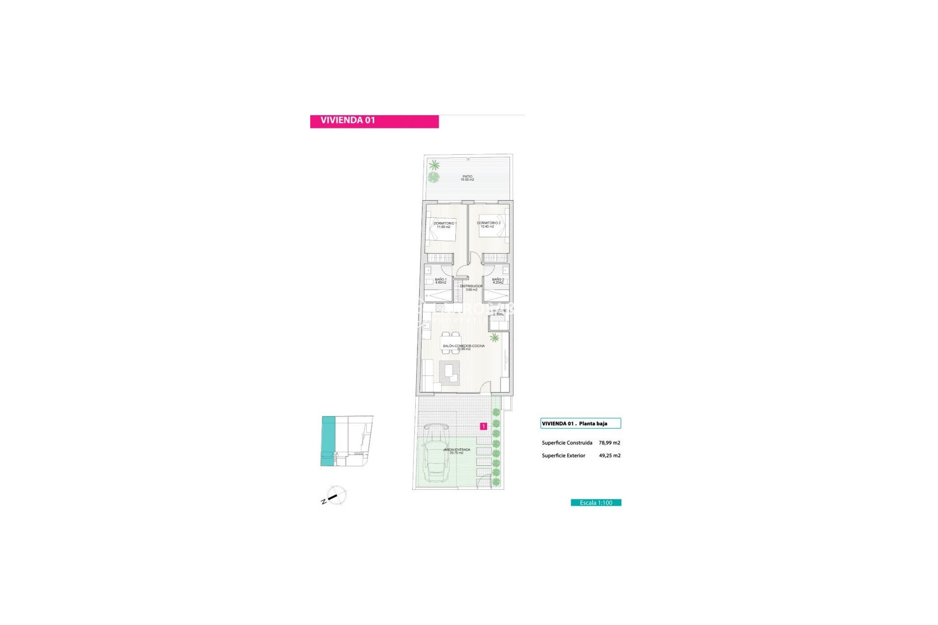 New build - Bungalow - San Pedro del Pinatar - Lo Pagan