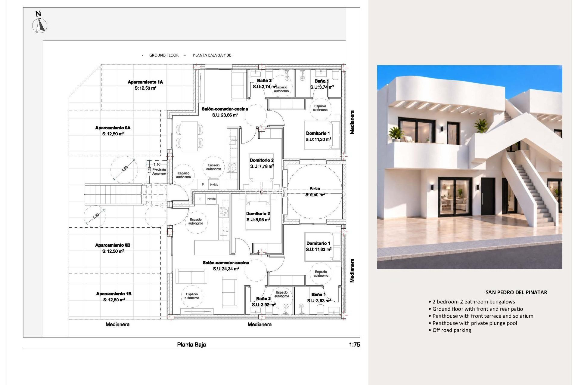 New build - Bungalow - San Pedro del Pinatar - Los Peñascos