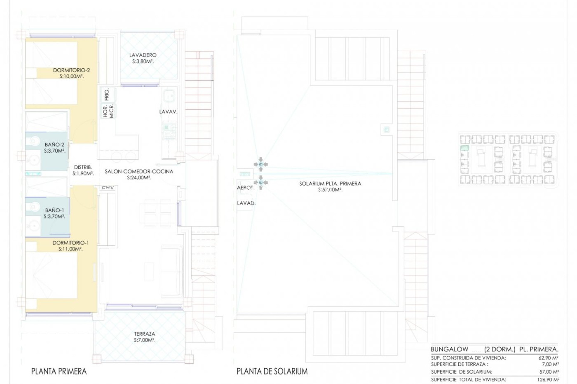 New build - Bungalow - Torrevieja - Los Balcones