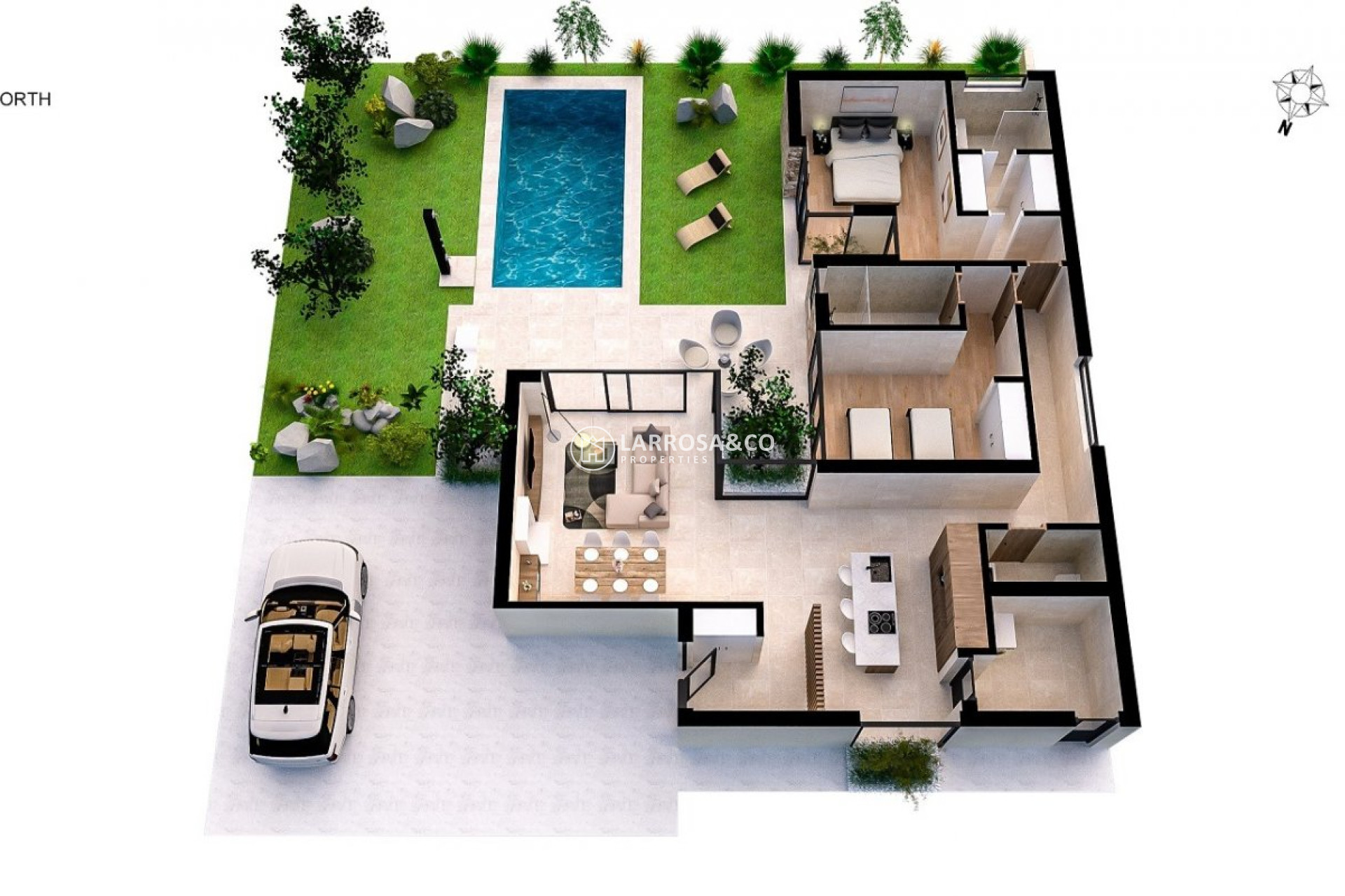 New build - Detached House/Villa - BAÑOS Y MENDIGO - Altaona Golf