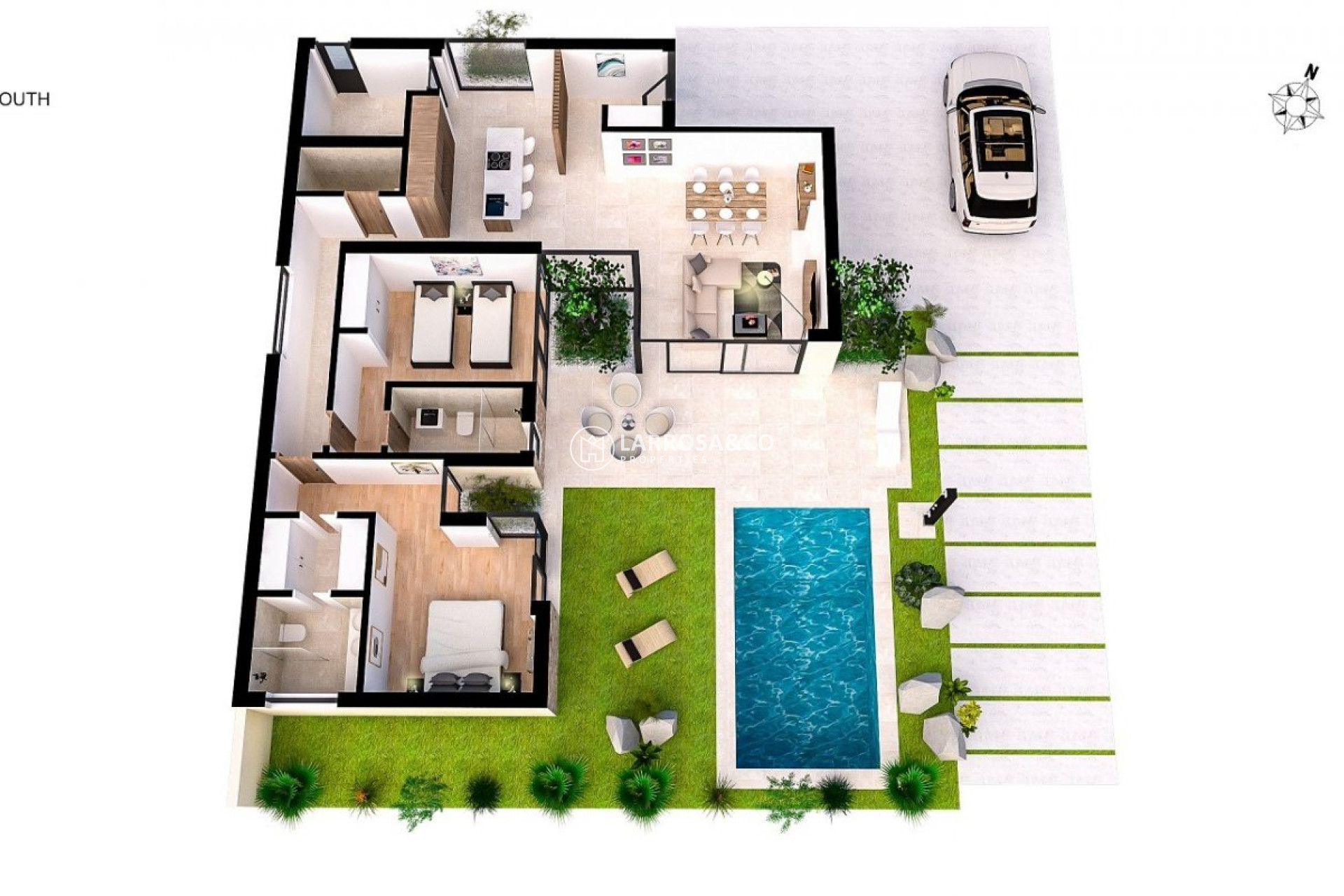 New build - Detached House/Villa - BAÑOS Y MENDIGO - Altaona Golf