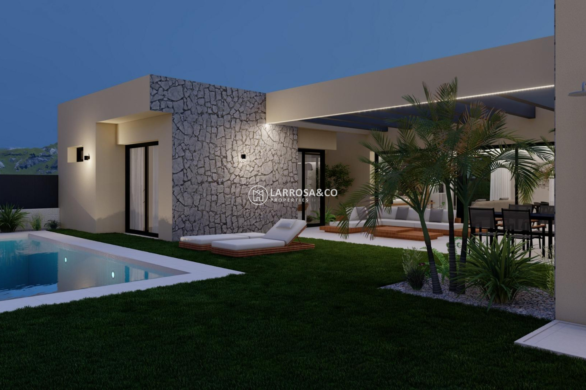 New build - Detached House/Villa - BAÑOS Y MENDIGO - Altaona Golf