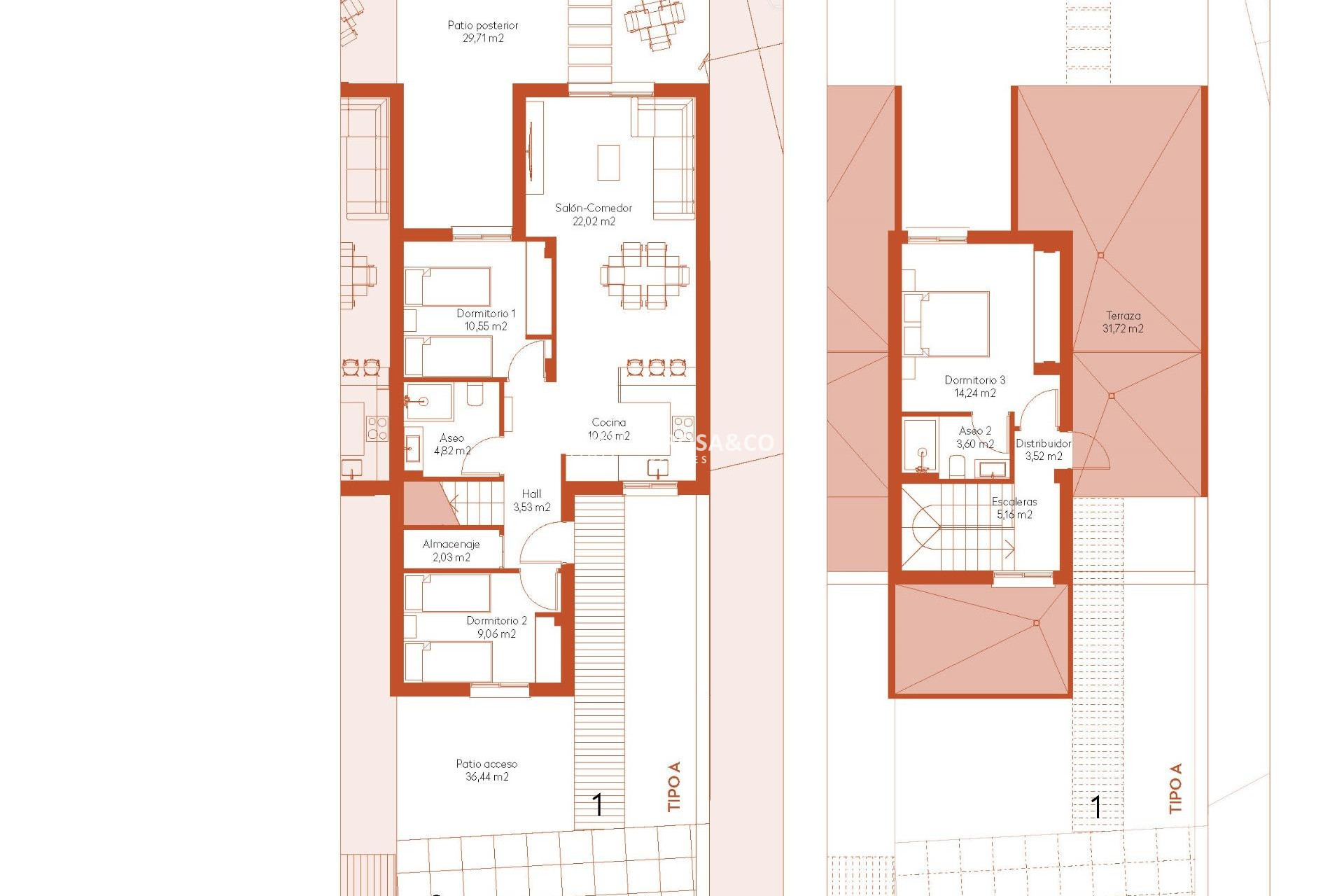 New build - Detached House/Villa - BAÑOS Y MENDIGO - Altaona Golf