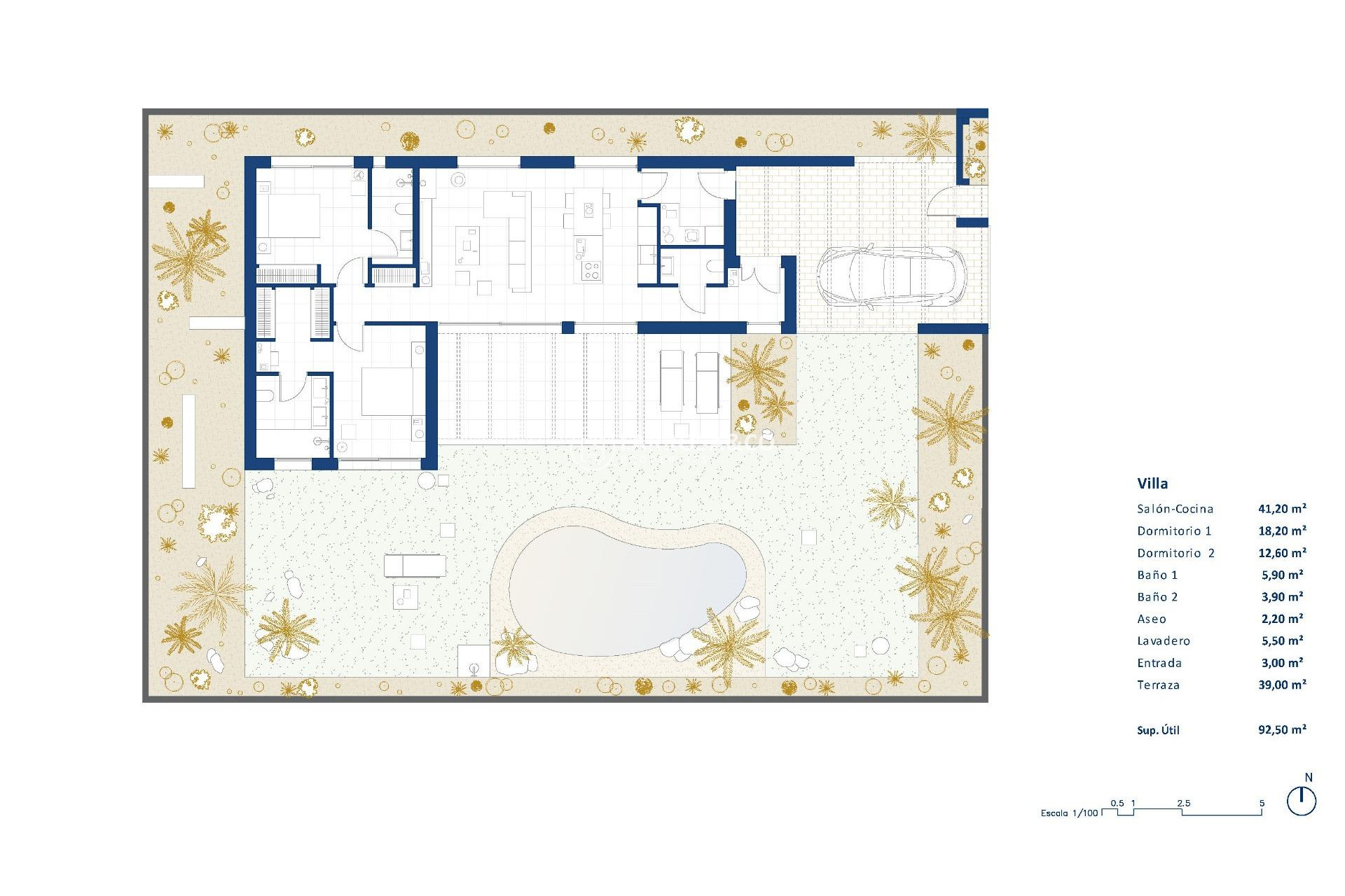 New build - Detached House/Villa - BAÑOS Y MENDIGO - Altaona Golf