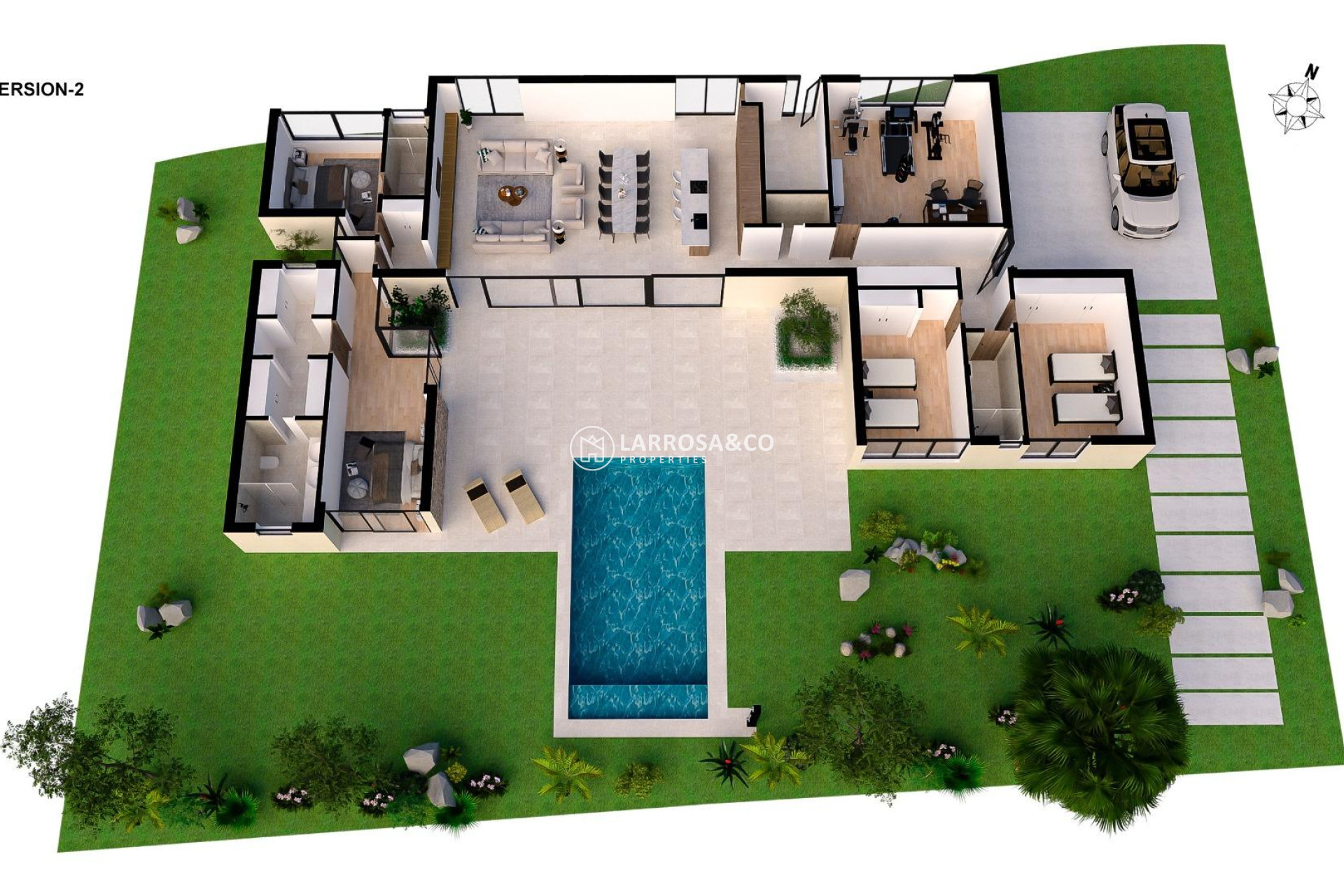 New build - Detached House/Villa - BAÑOS Y MENDIGO - Altaona Golf