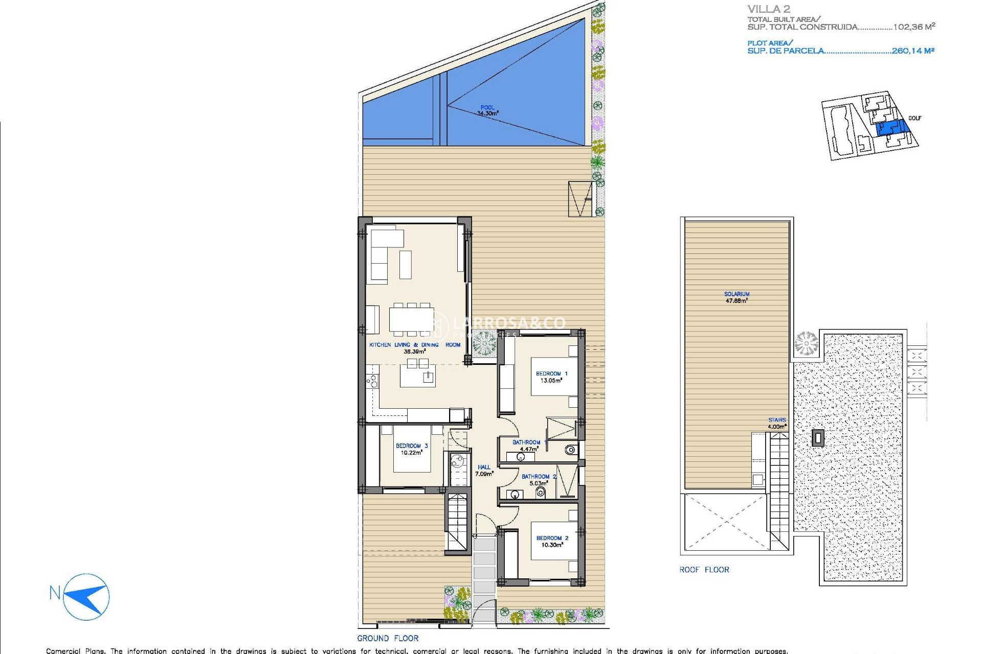 New build - Detached House/Villa - Los Alcázares - Serena Golf