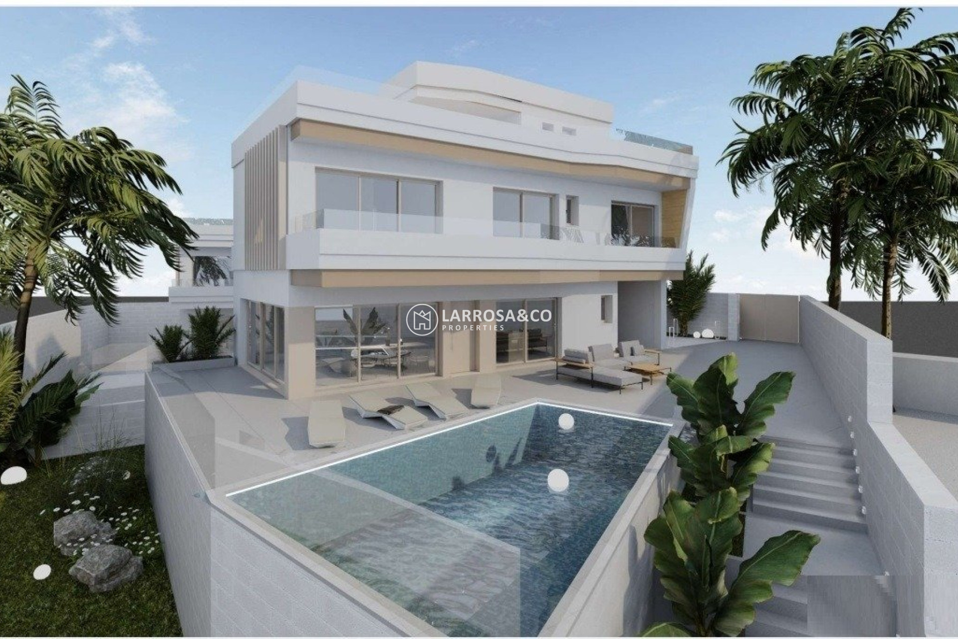 New build - Detached House/Villa - Orihuela costa - Aguamarina