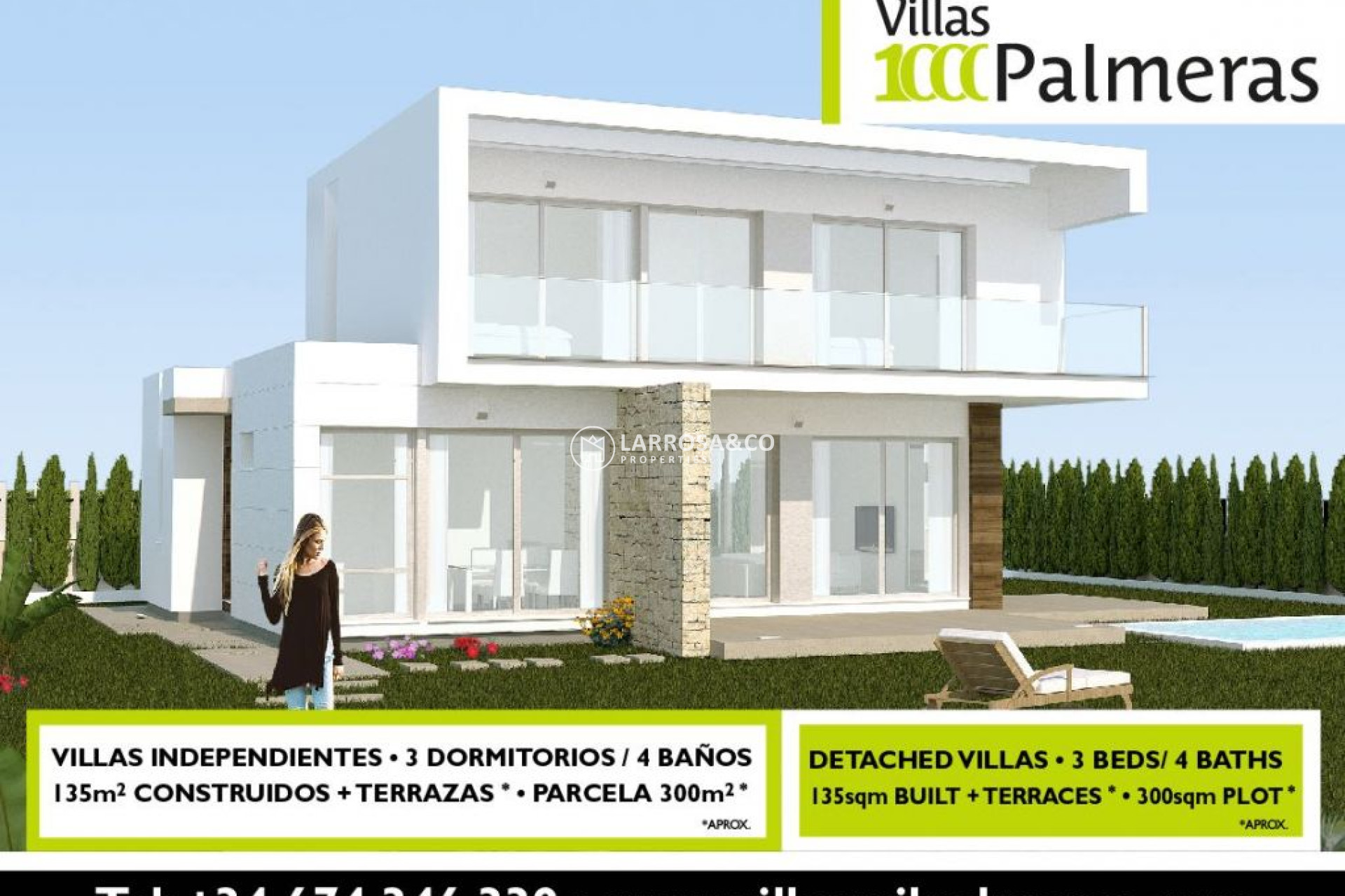 New build - Detached House/Villa - Pilar de la Horadada - Mil Palmeras