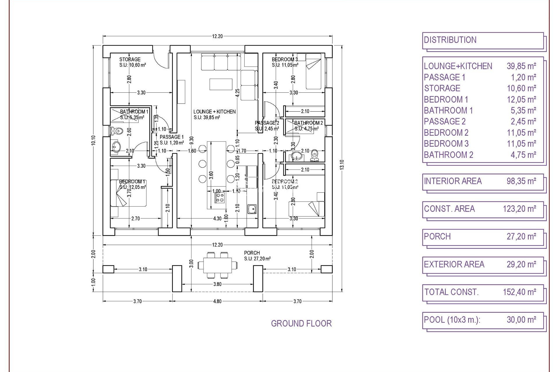 New build - Detached House/Villa - Pinoso - Campo