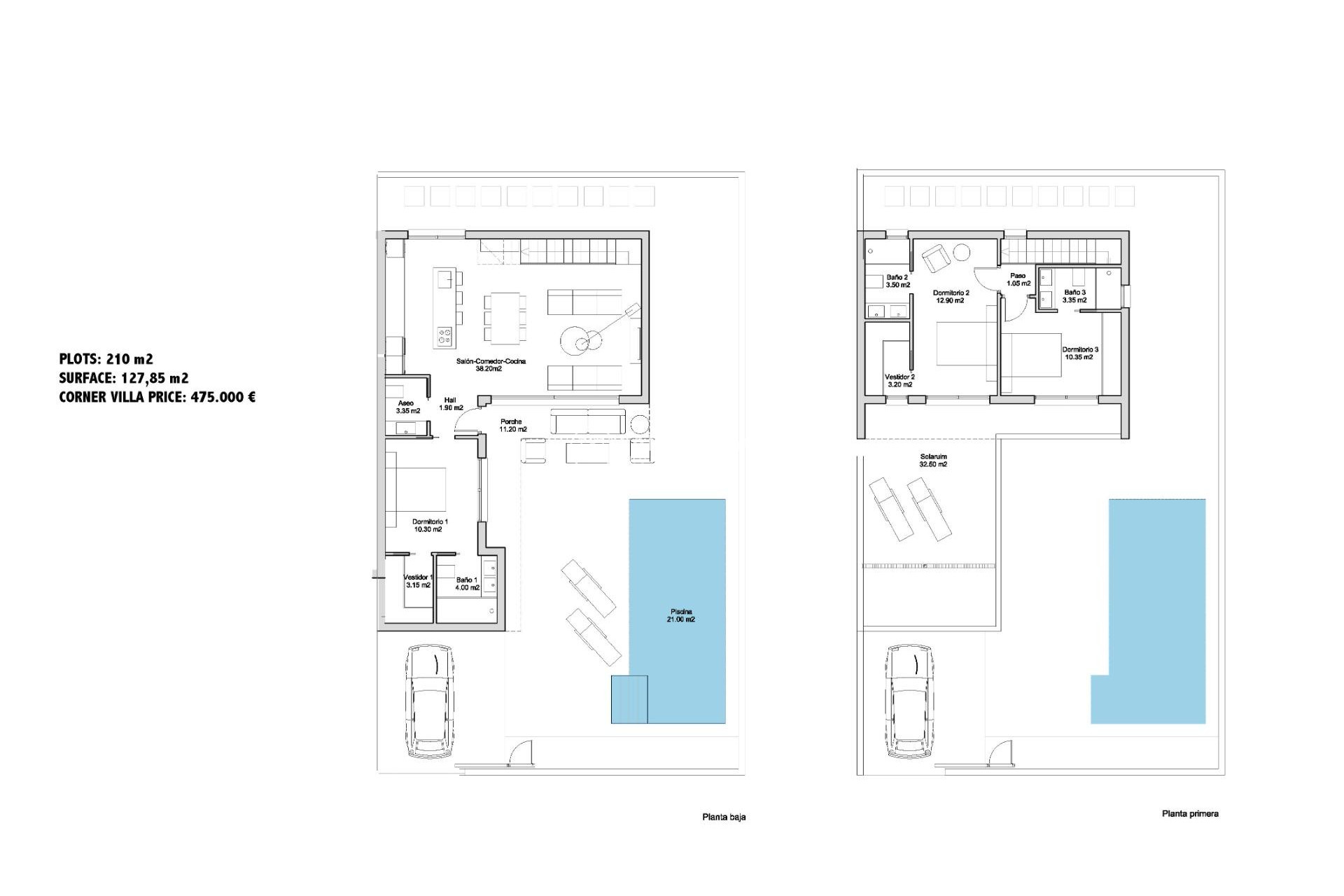 New build - Detached House/Villa - San Javier - Parque de los leones