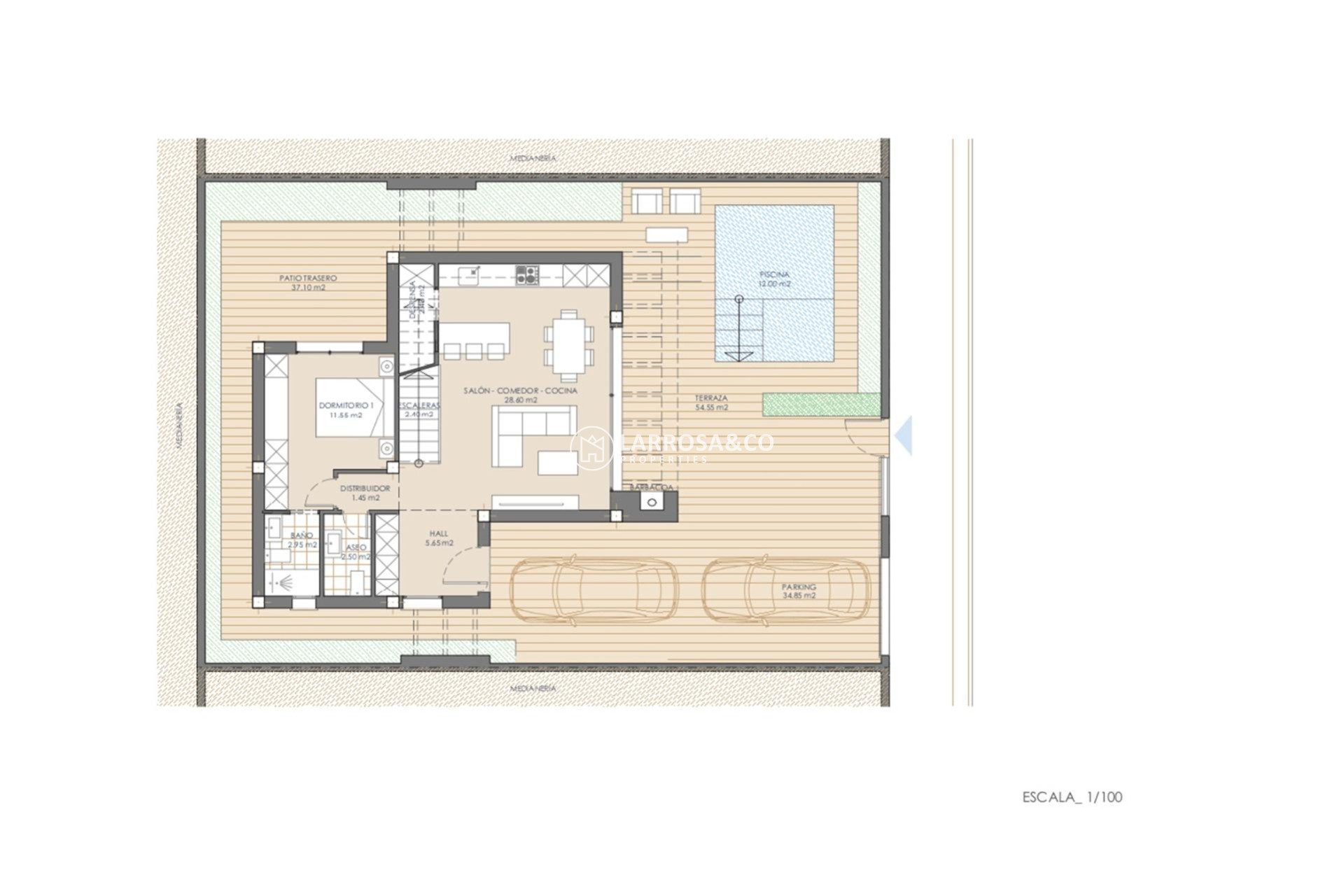 New build - Detached House/Villa - San Juan de los Terreros - Las Mimosas