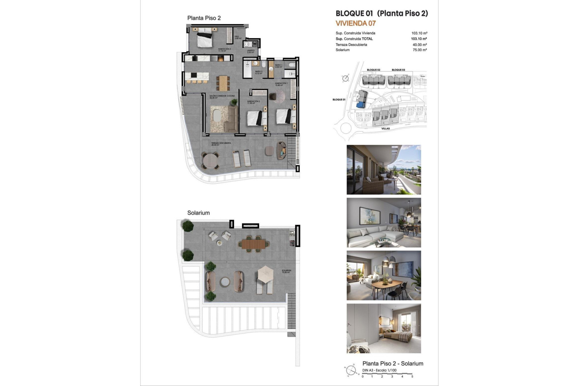 New build - Penthouse  - Finestrat - Campana garden