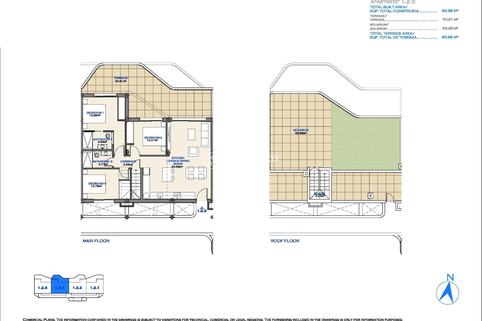 New build - Penthouse  - Los Alcázares - Serena Golf