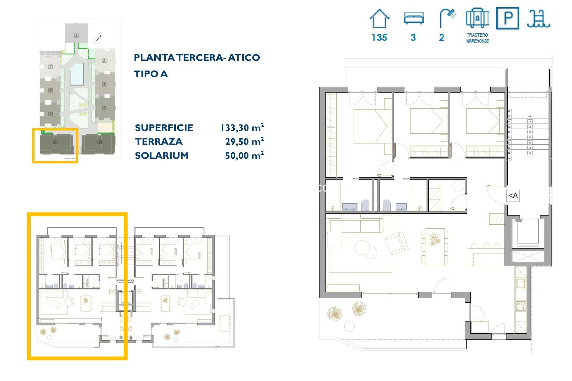 New build - Penthouse  - San Pedro del Pinatar - Pueblo