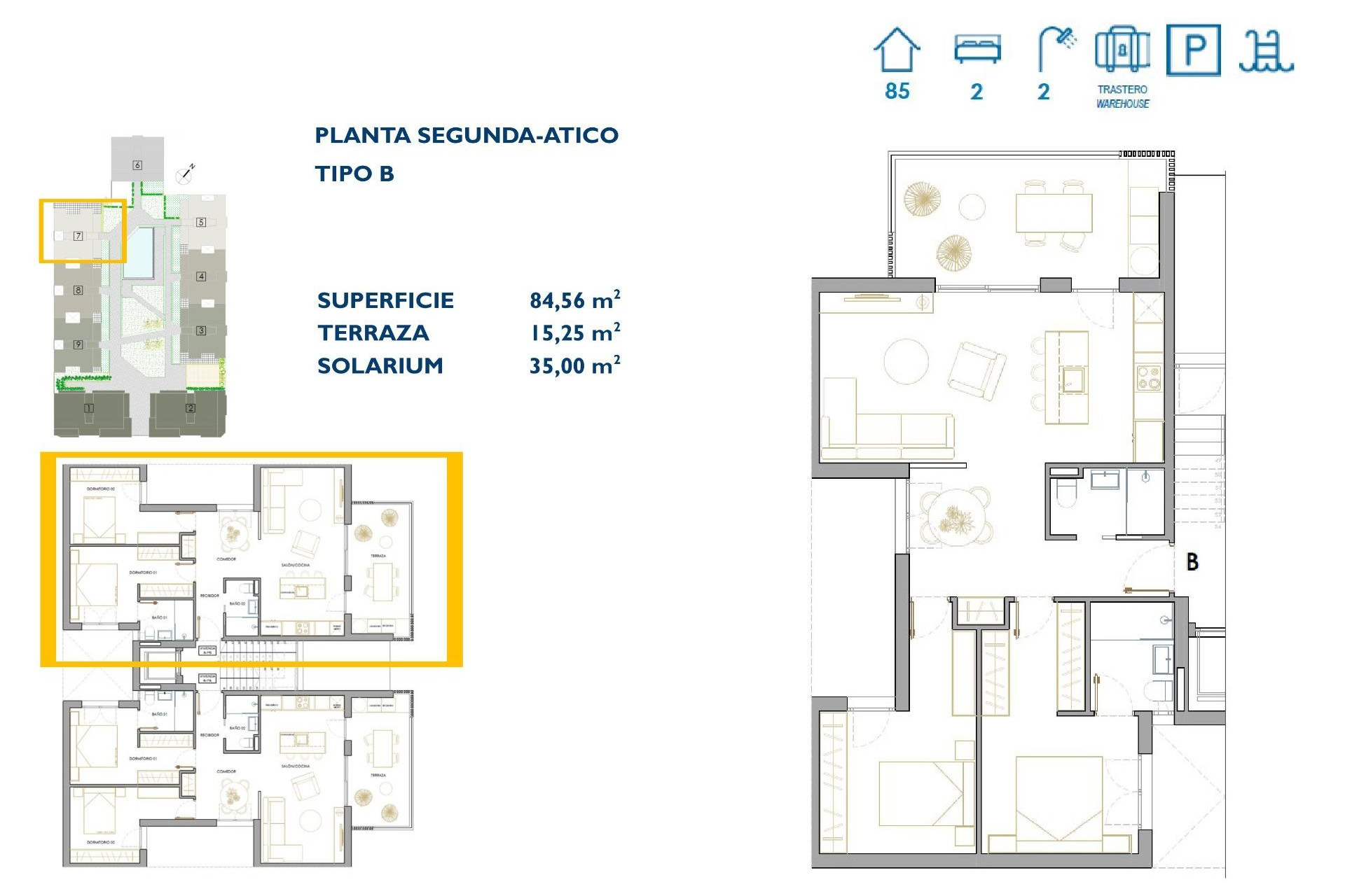 New build - Penthouse  - San Pedro del Pinatar - Pueblo