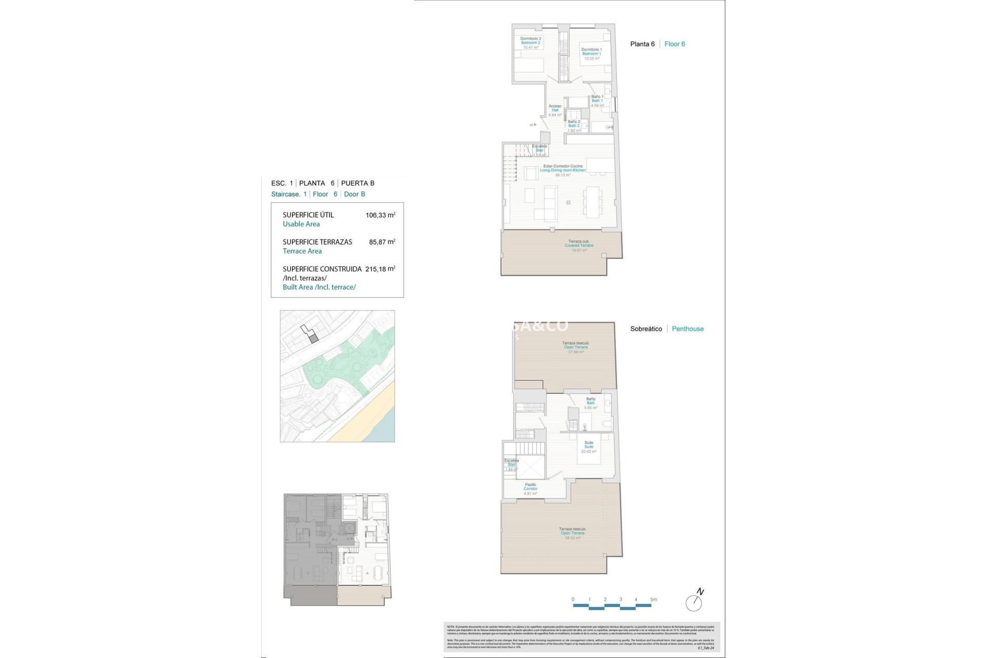 New build - Penthouse  - Villajoyosa - Pueblo