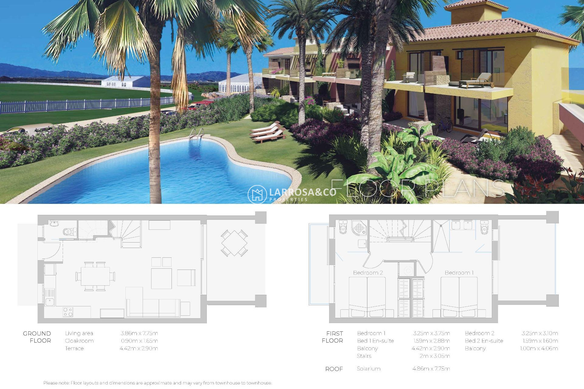 New build - Semi-detached house - Cuevas Del Almanzora - Desert Springs Golf Club