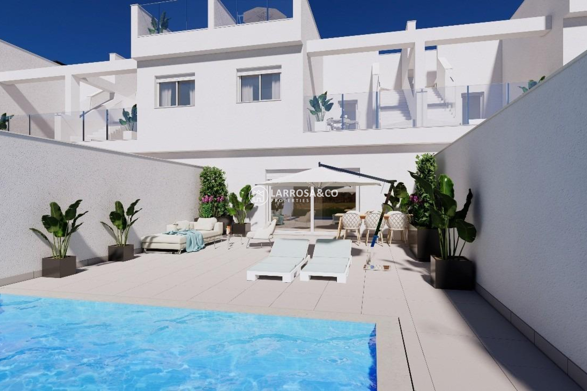 New build - Semi-detached house - Los Alcázares - Serena Golf