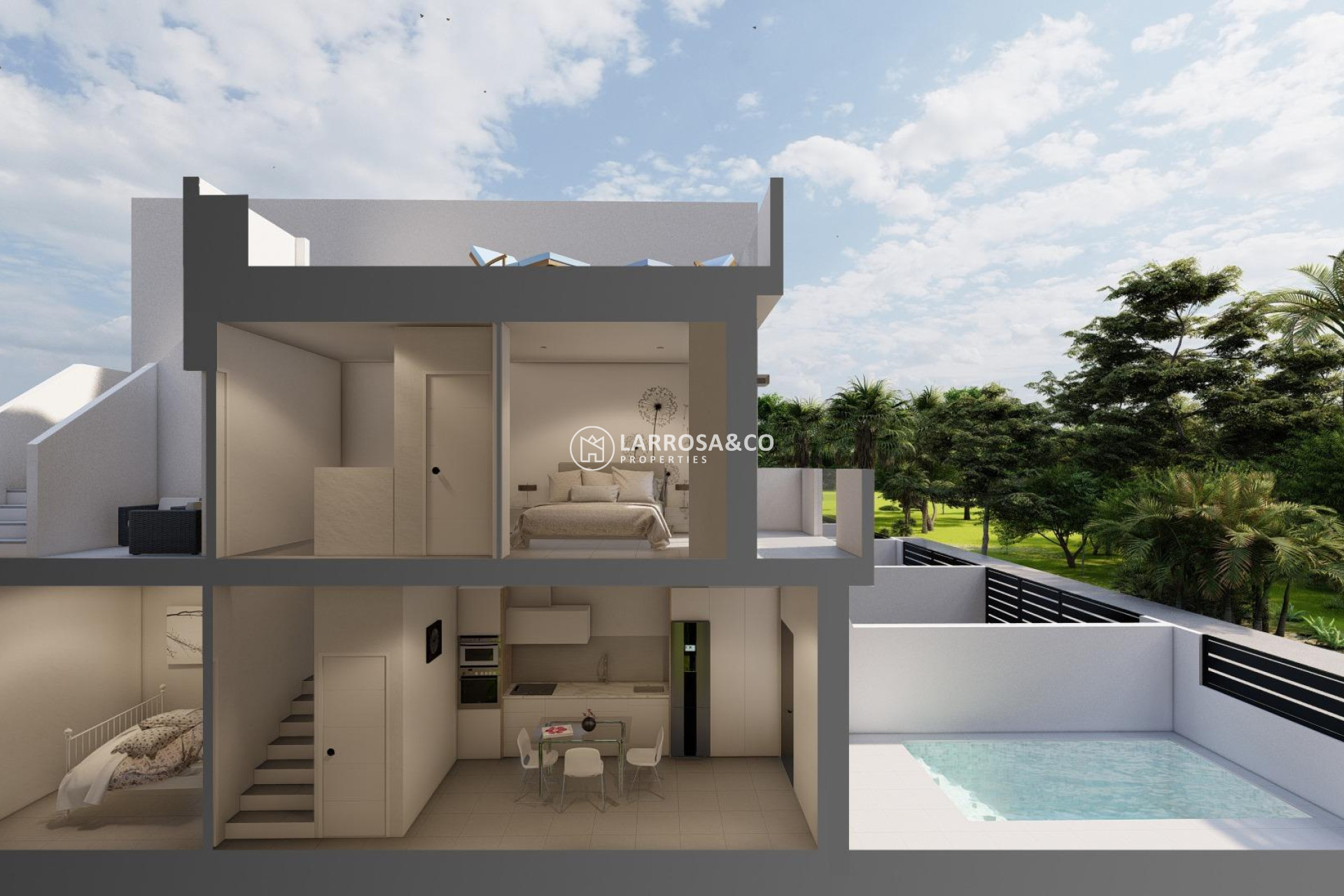 New build - Semi-detached house - Los Alczares - Euro Roda