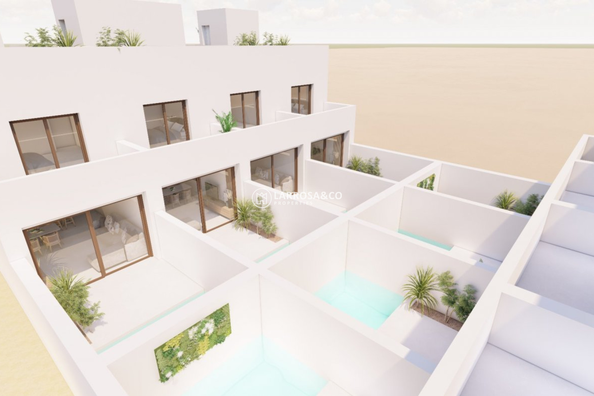 New build - Semi-detached house - San Javier - pueblo