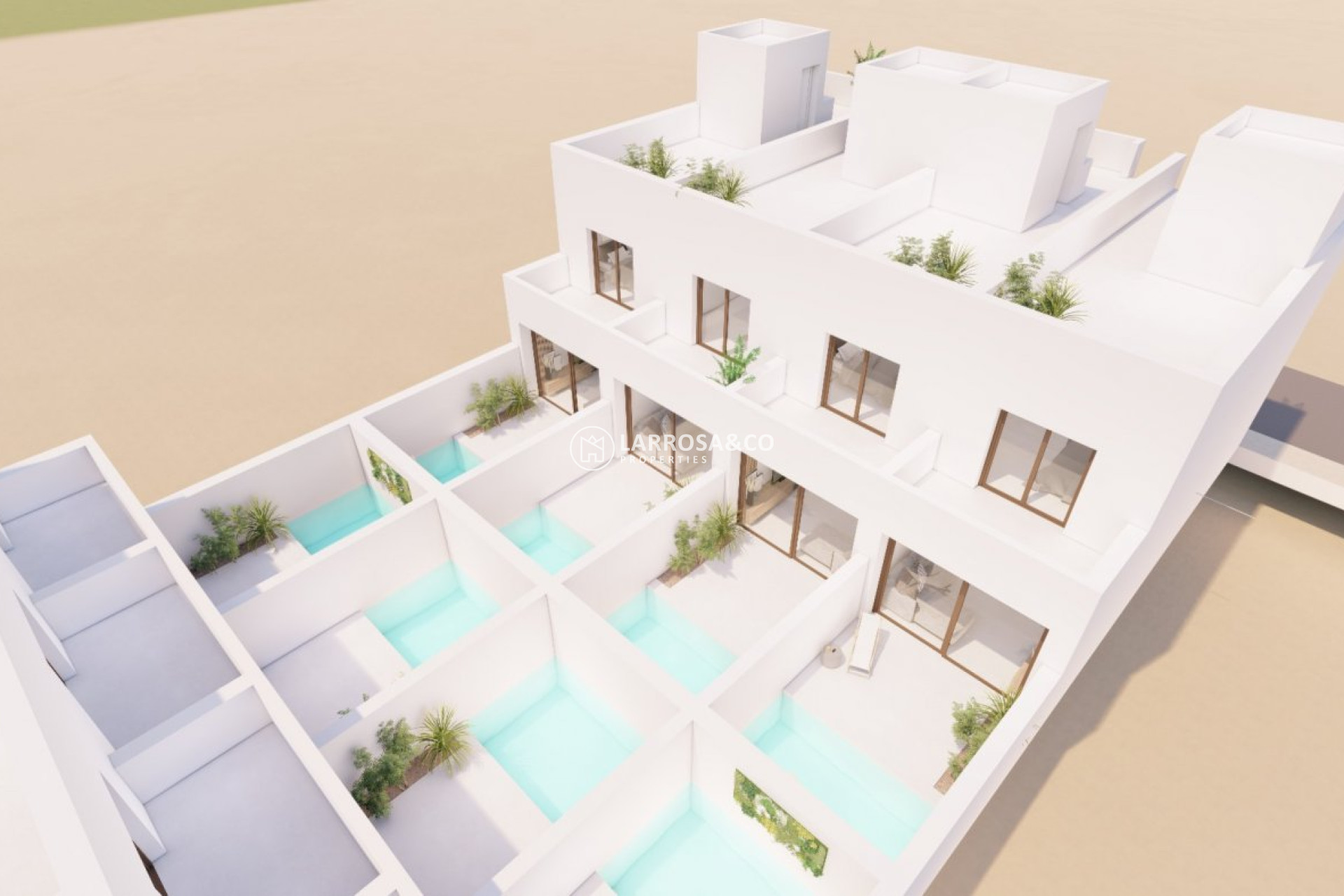 New build - Semi-detached house - San Javier - pueblo