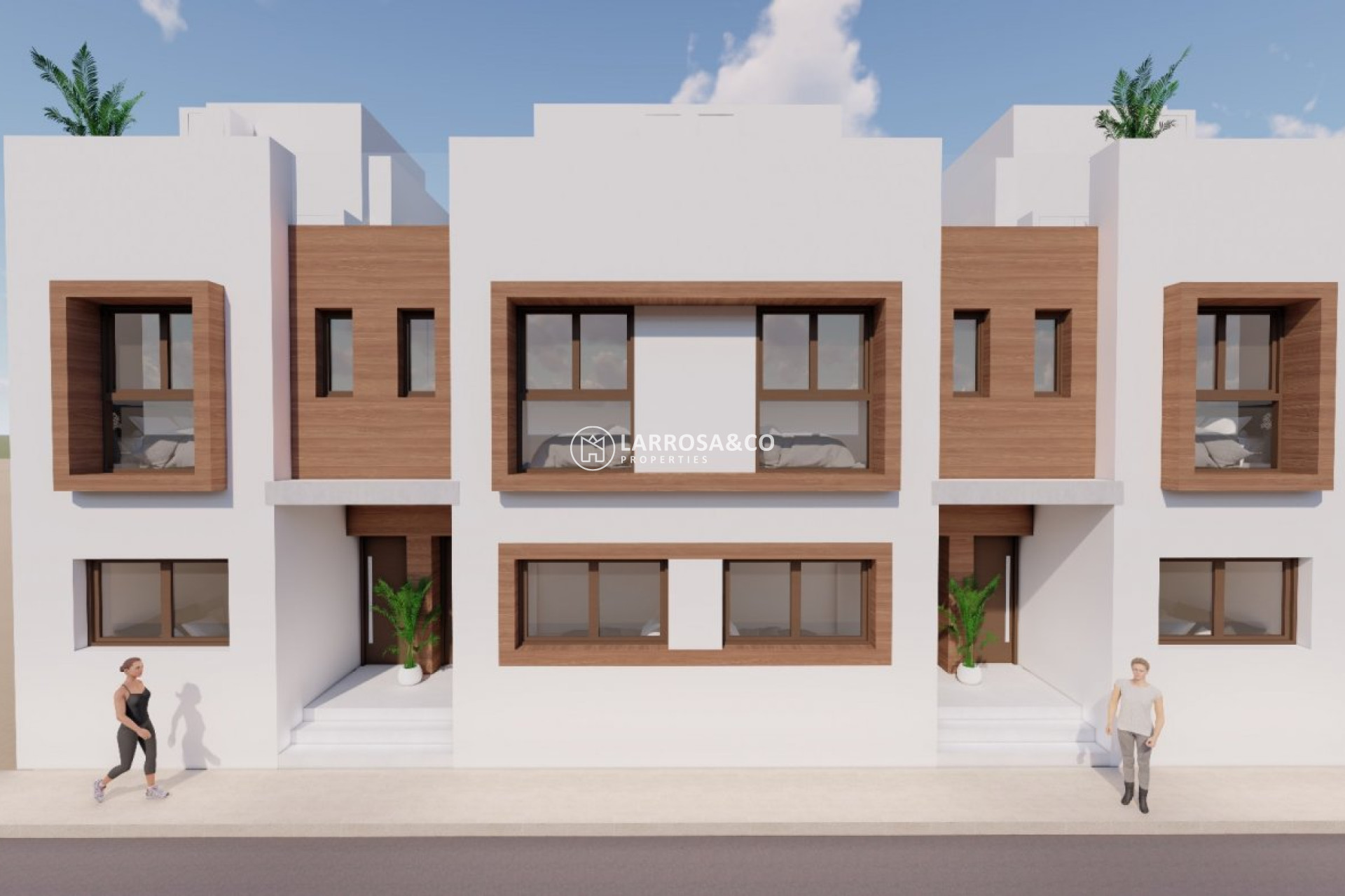 New build - Semi-detached house - San Javier - pueblo