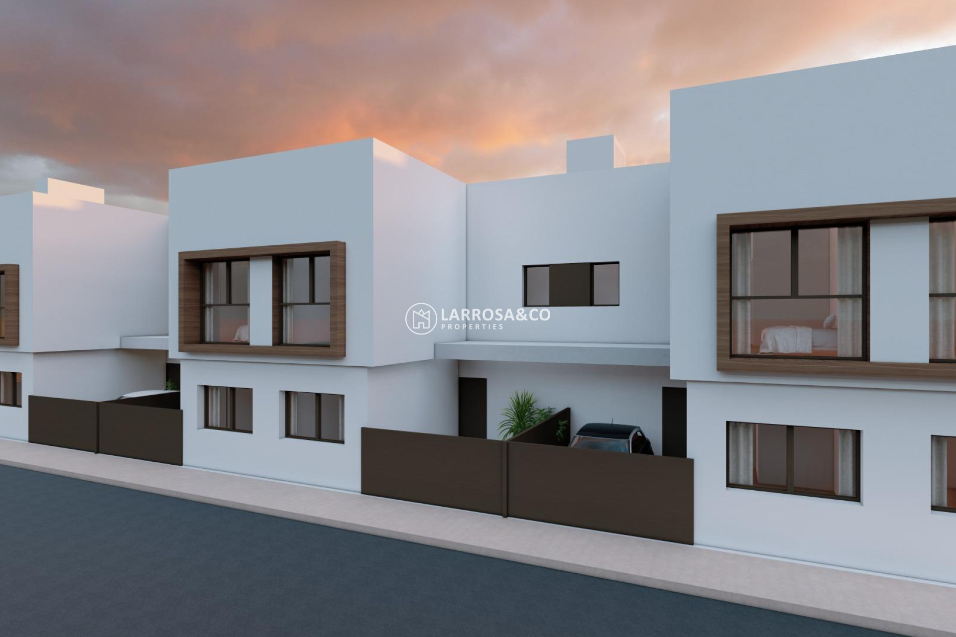 New build - Semi-detached house - San Javier - pueblo