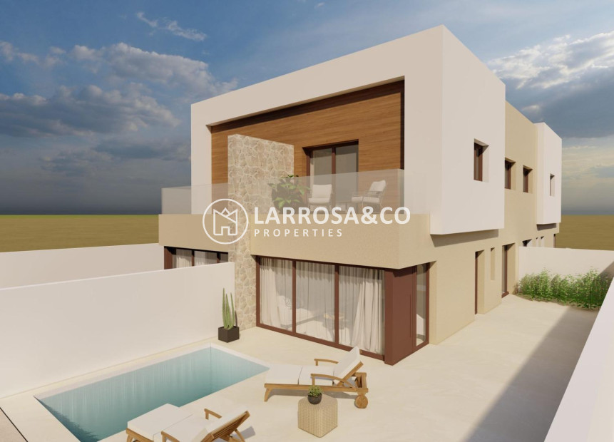New build - Semi-detached house - San Javier - pueblo