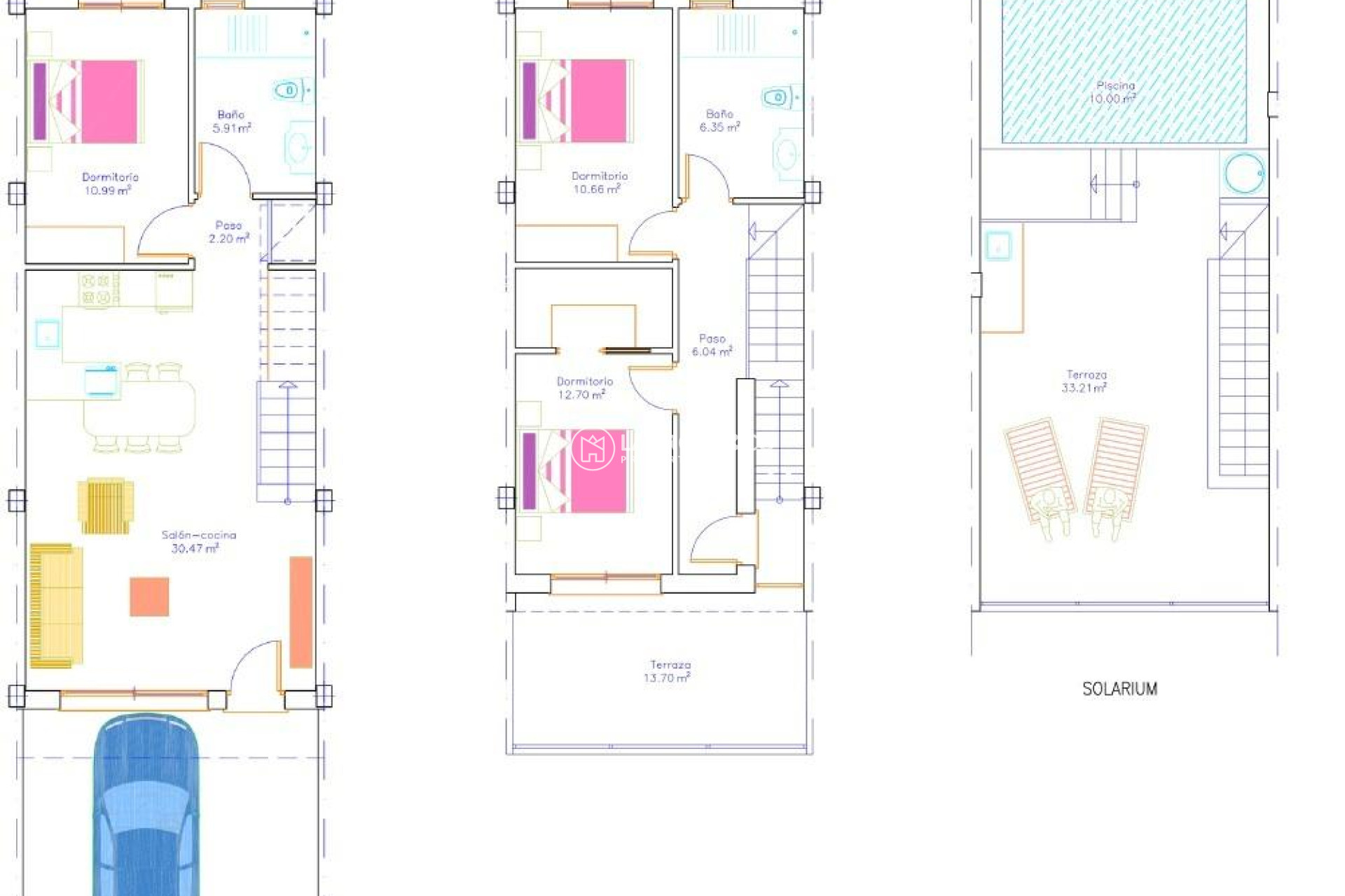 New build - Semi-detached house - San Pedro del Pinatar - Pueblo