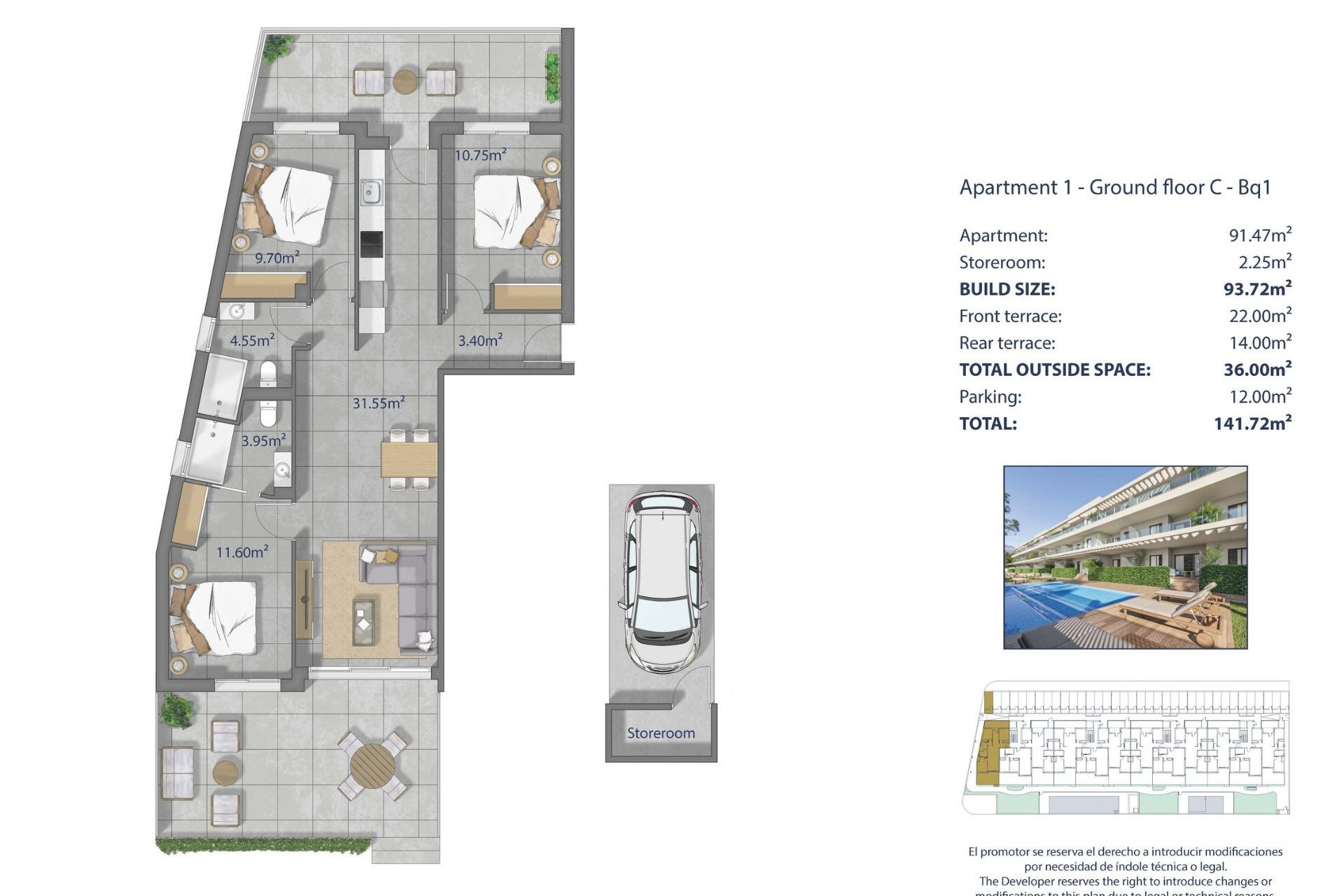 Nieuwbouw Woningen - Apartment - Los Alcázares - Los Narejos