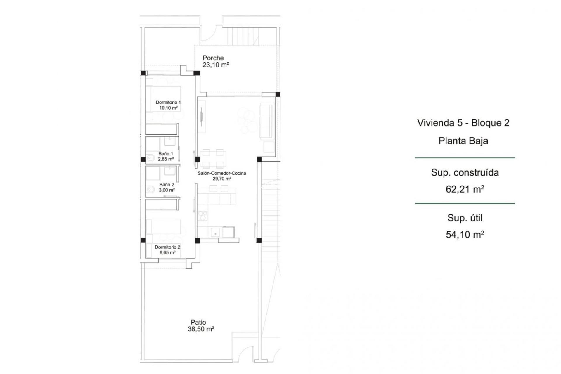 Nieuwbouw Woningen - Bungalow - Orihuela costa - PAU 26