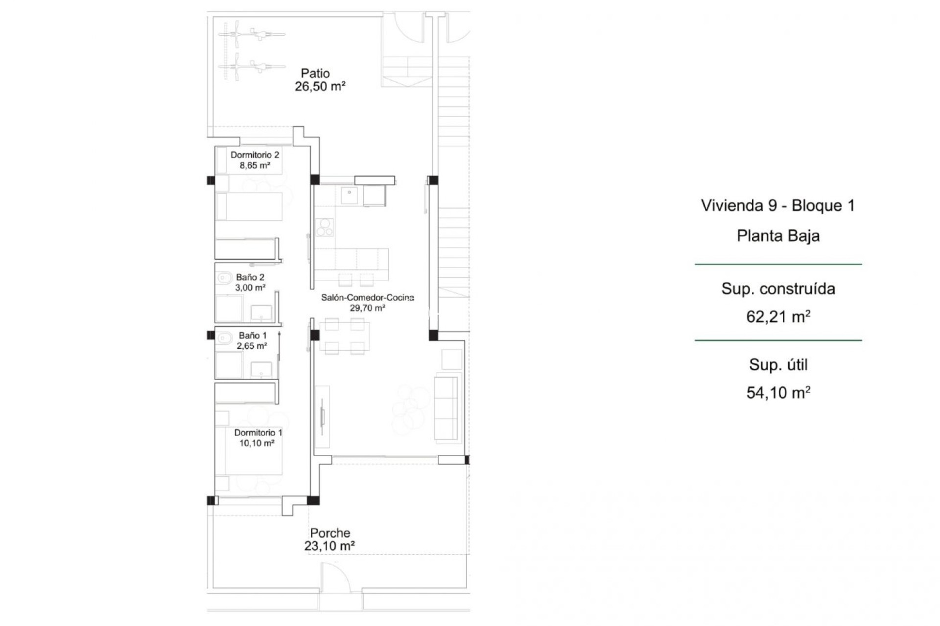 Nieuwbouw Woningen - Bungalow - Orihuela costa - PAU 26