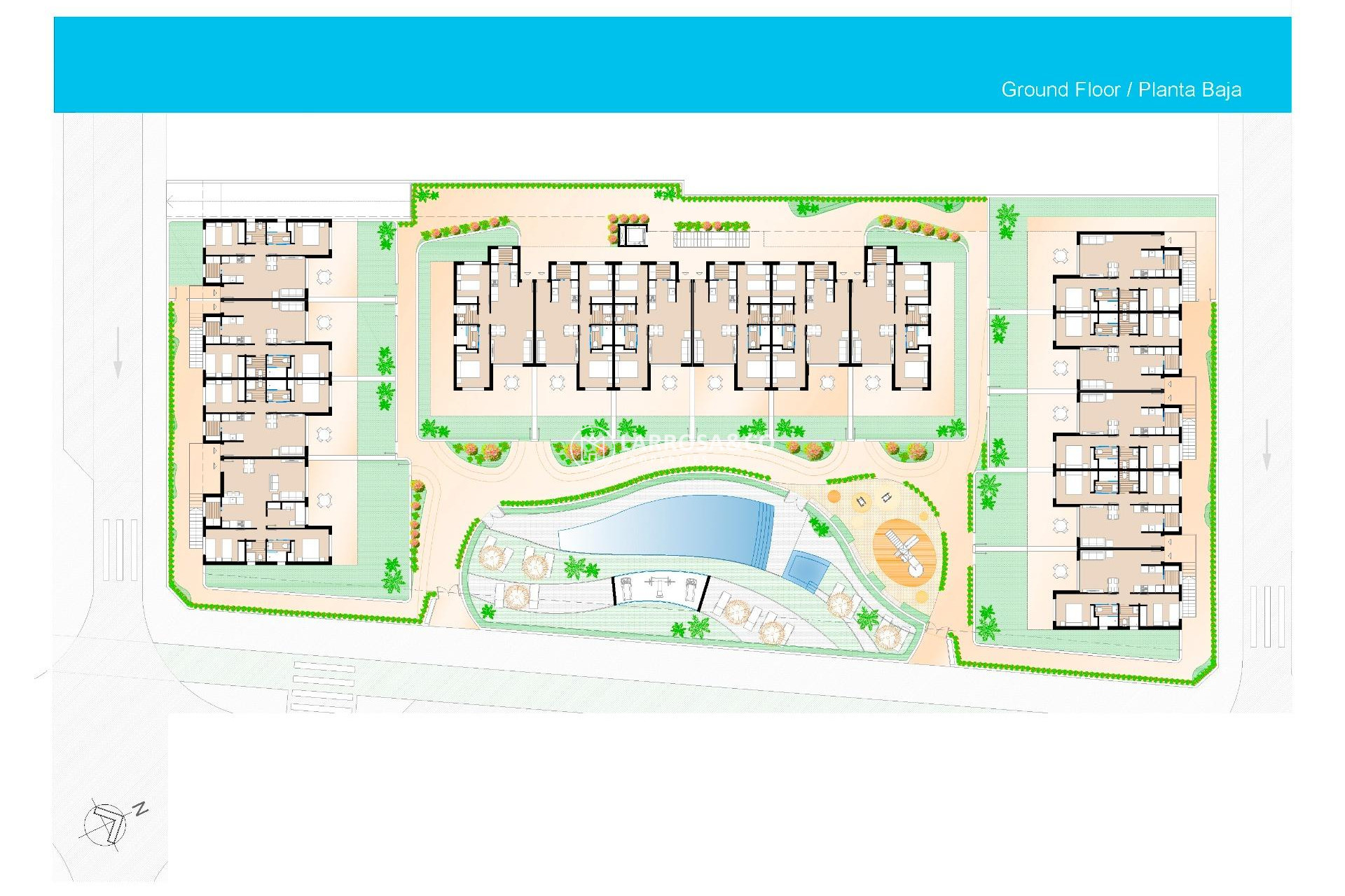 Nieuwbouw Woningen - Bungalow - Pilar de la Horadada - Polideportivo